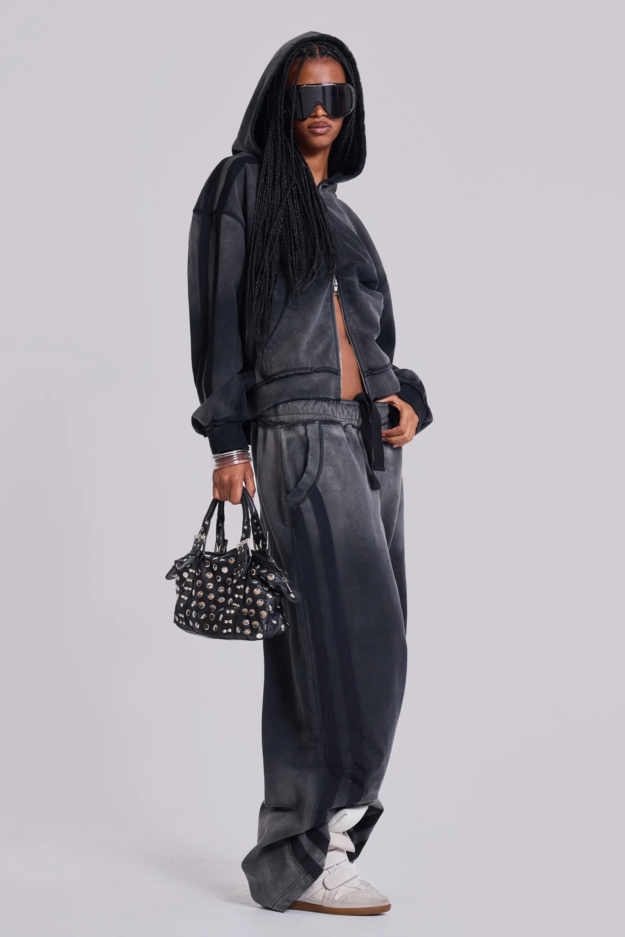 Grey Sporty Baggy Monster Joggers - Image 6