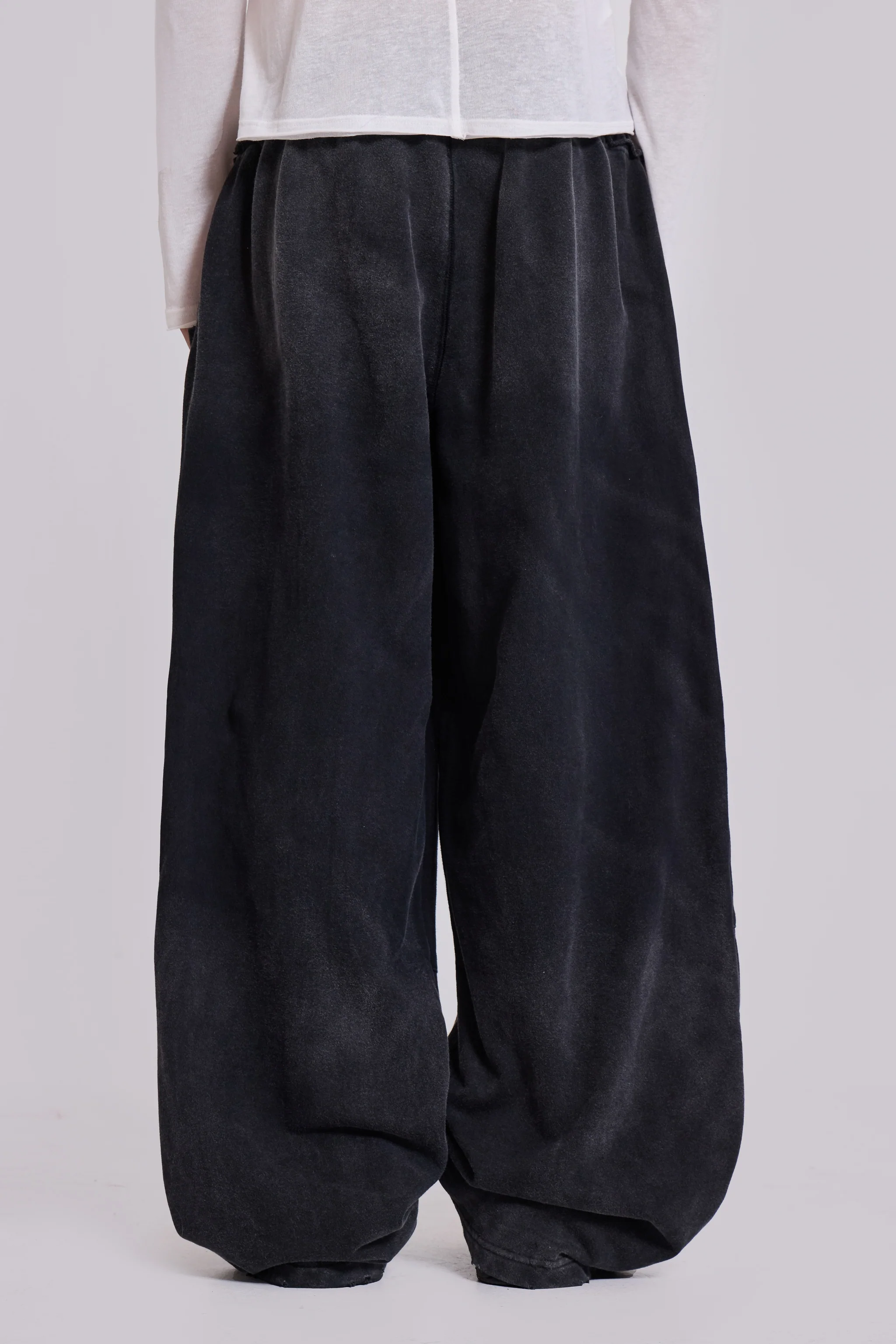 Grey Sporty Baggy Monster Joggers - Image 3