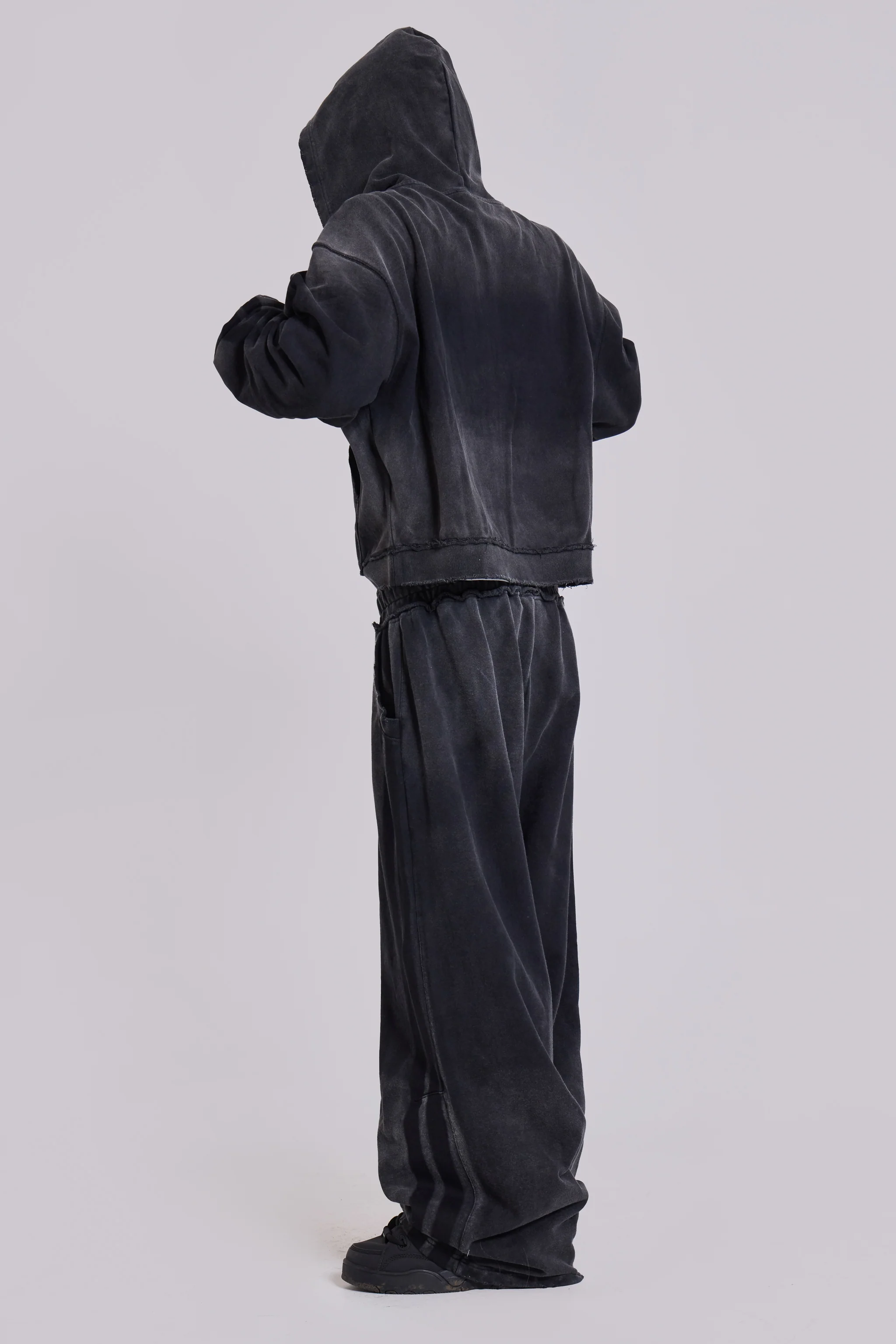 Grey Sporty Baggy Monster Joggers - Image 5