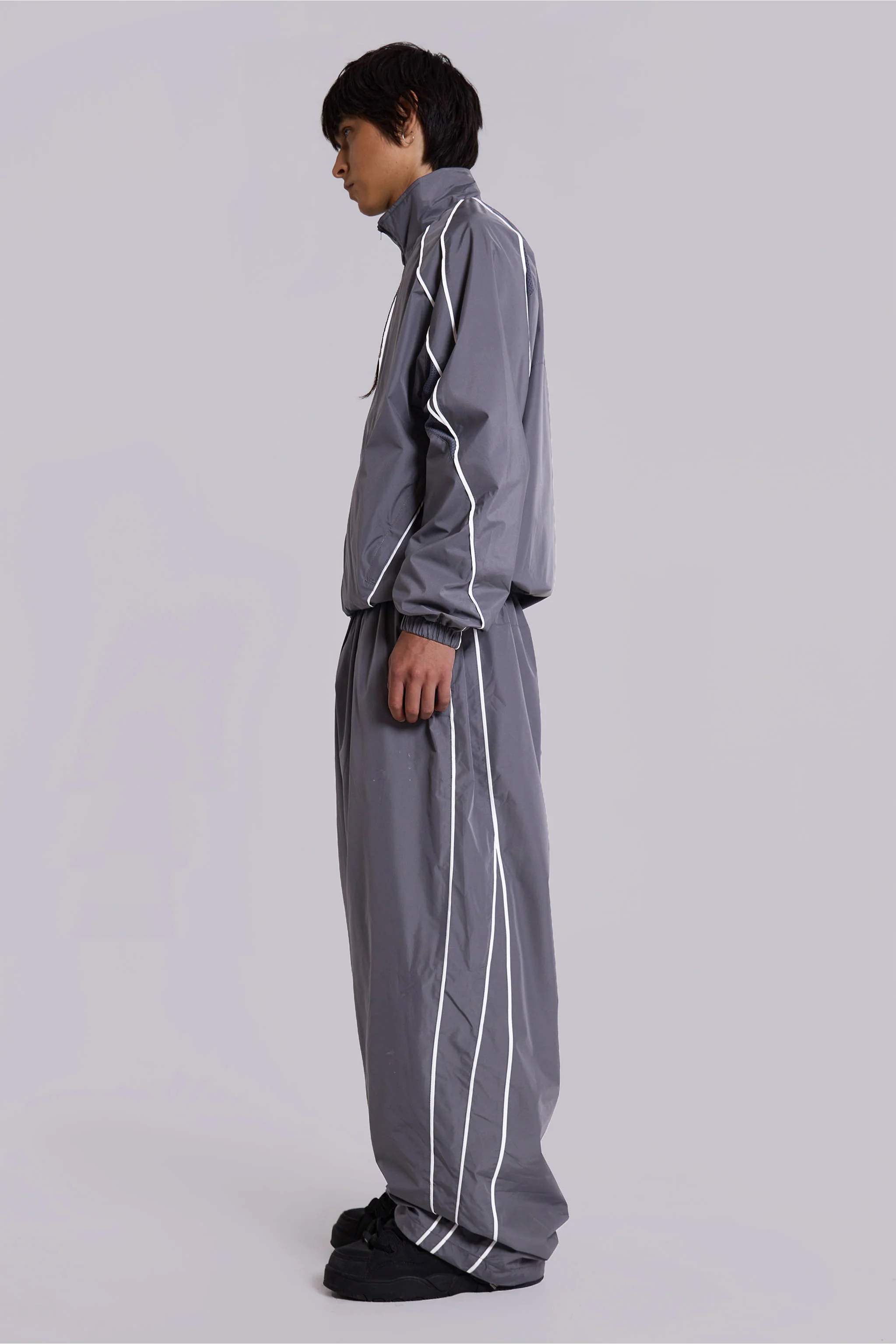Grey Vapor Tracksuit Bottoms - Image 6