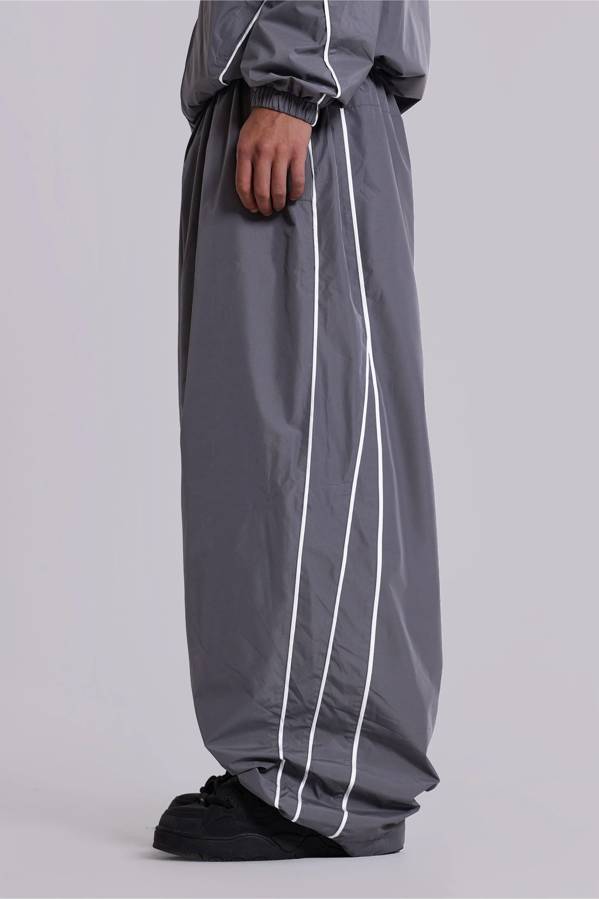 Grey Vapor Tracksuit Bottoms - Image 8