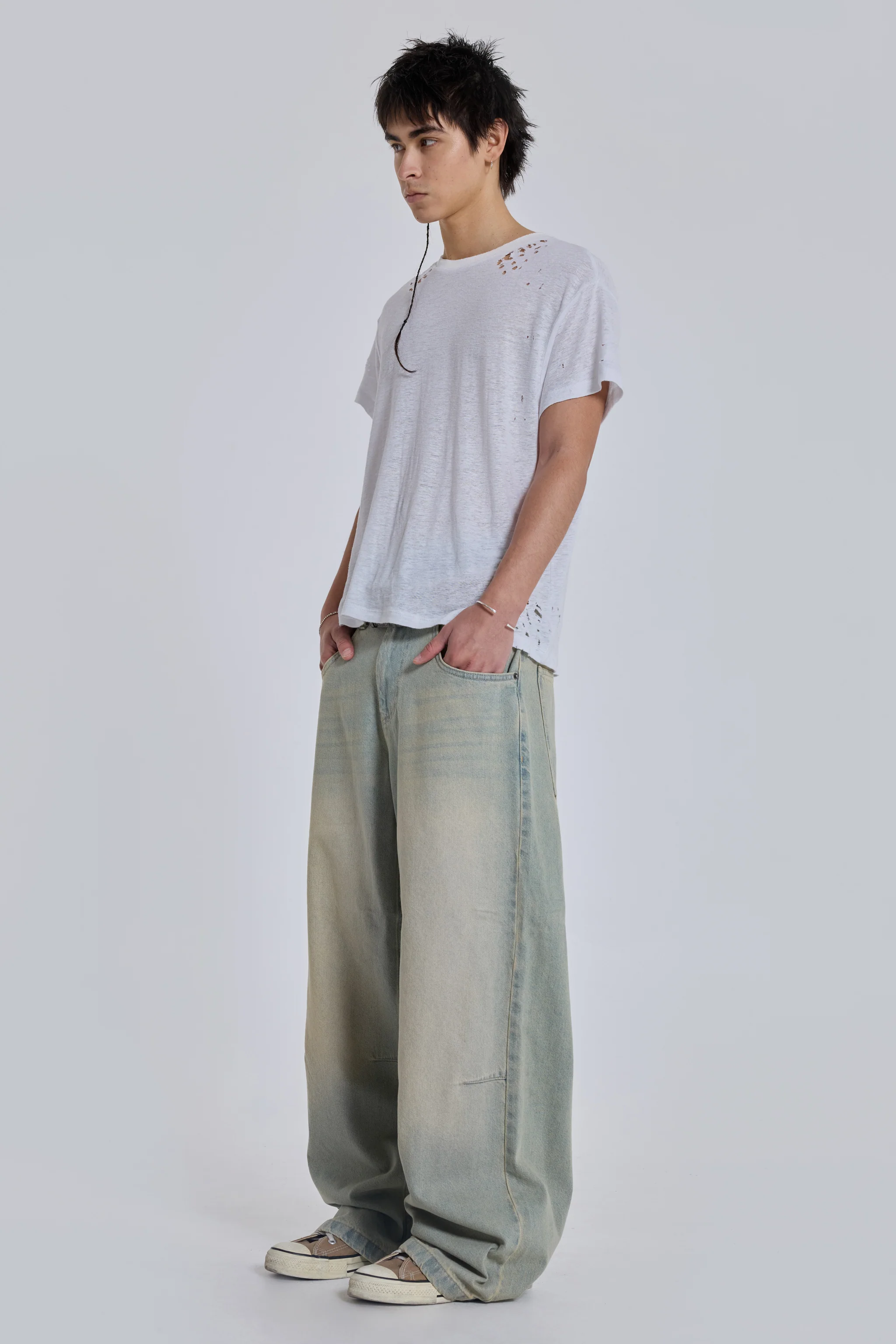 Light Wash Colossus Fit Jeans - Image 4