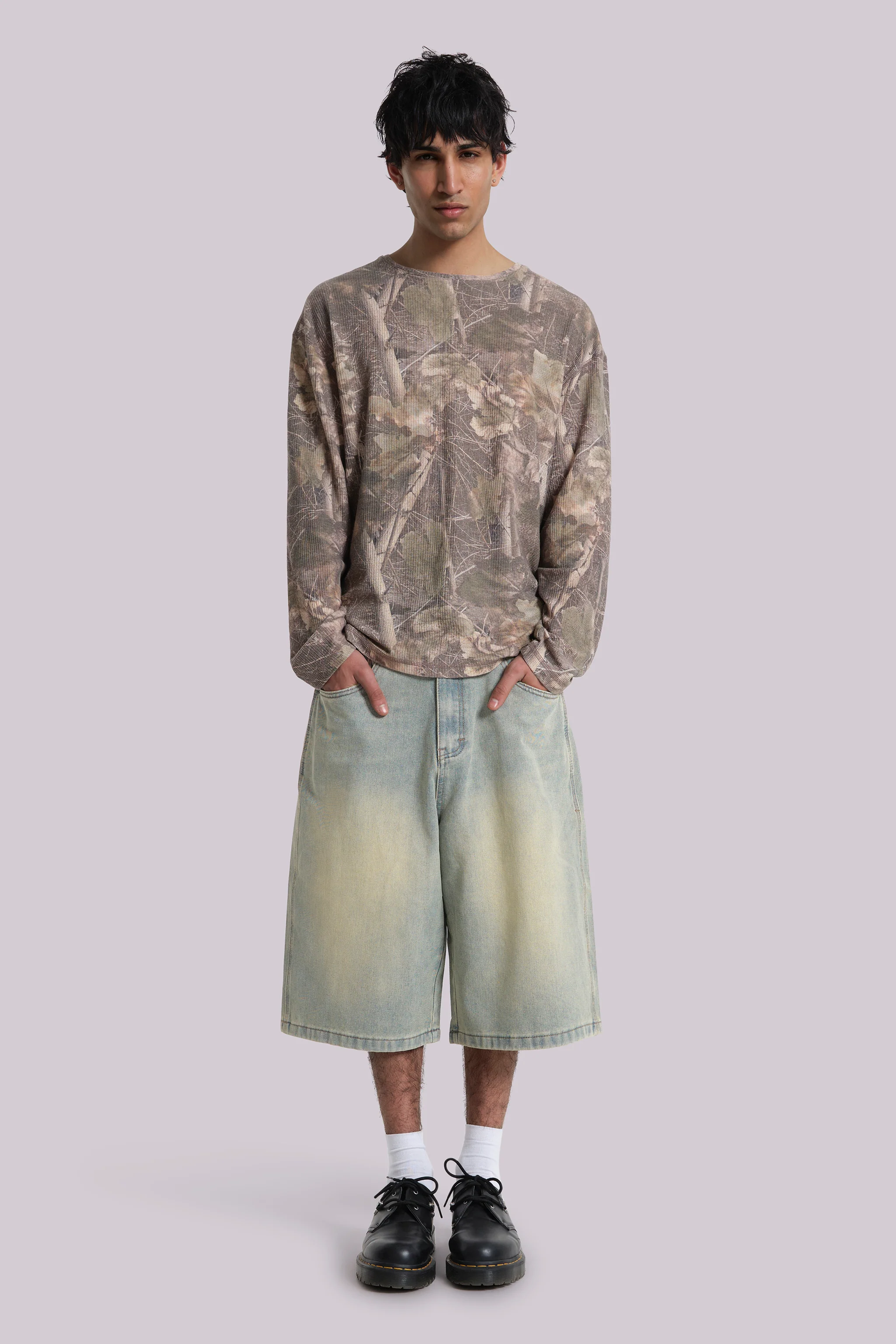 Light Wash Jumbo Jorts - Image 3