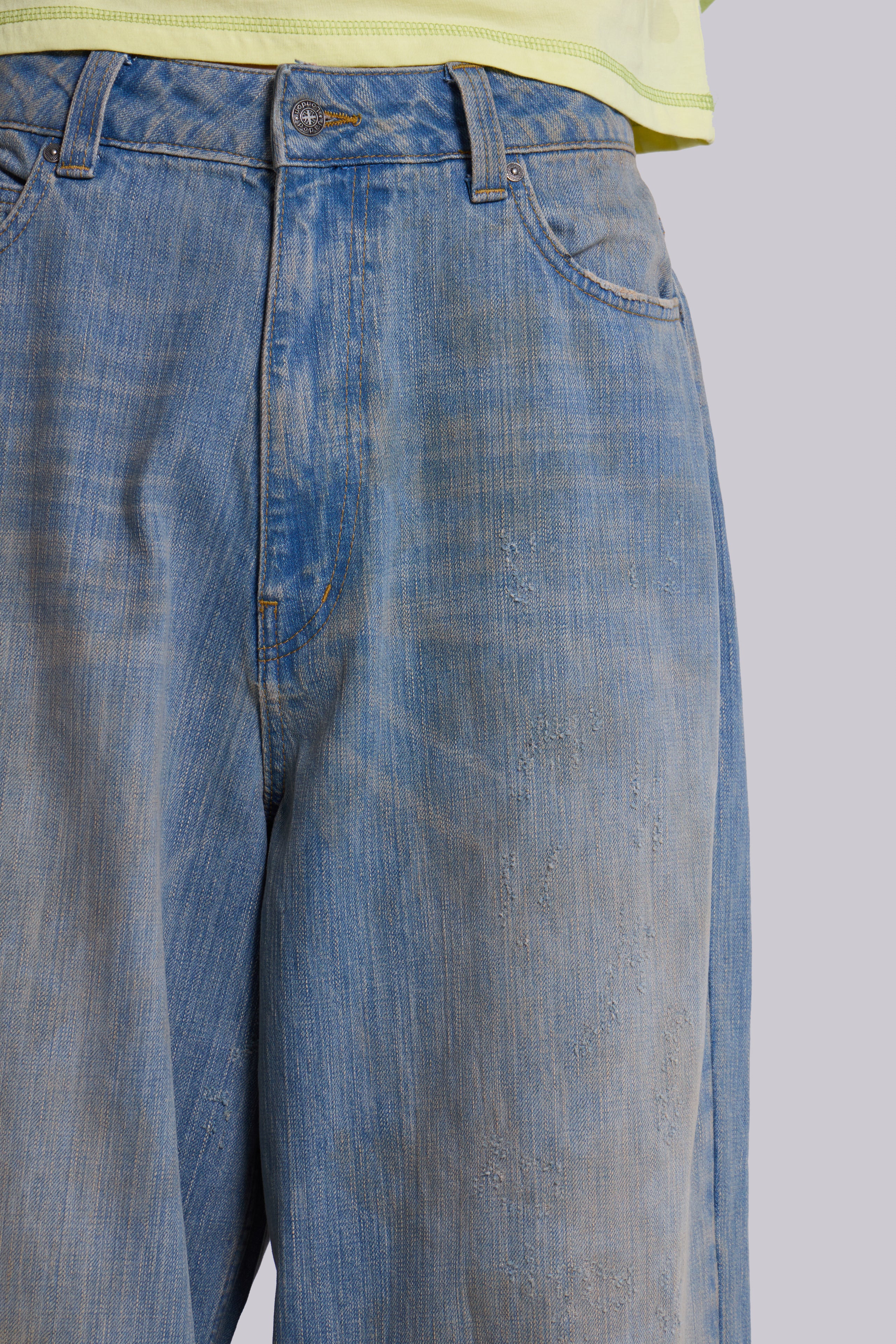 Light Wash Slub XL Colossus Jeans - Image 5