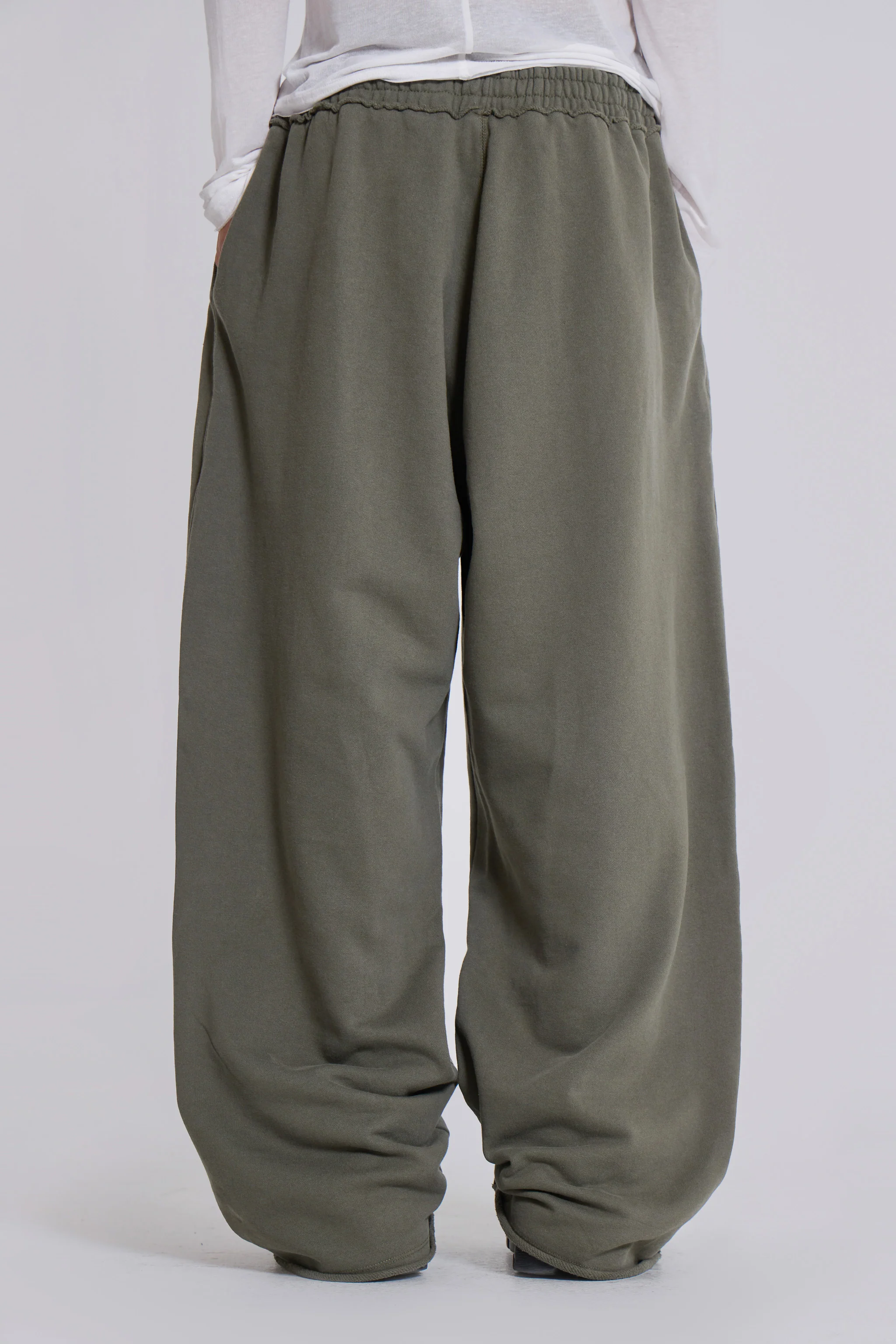 Military Green Baggy Monster Joggers - Image 4