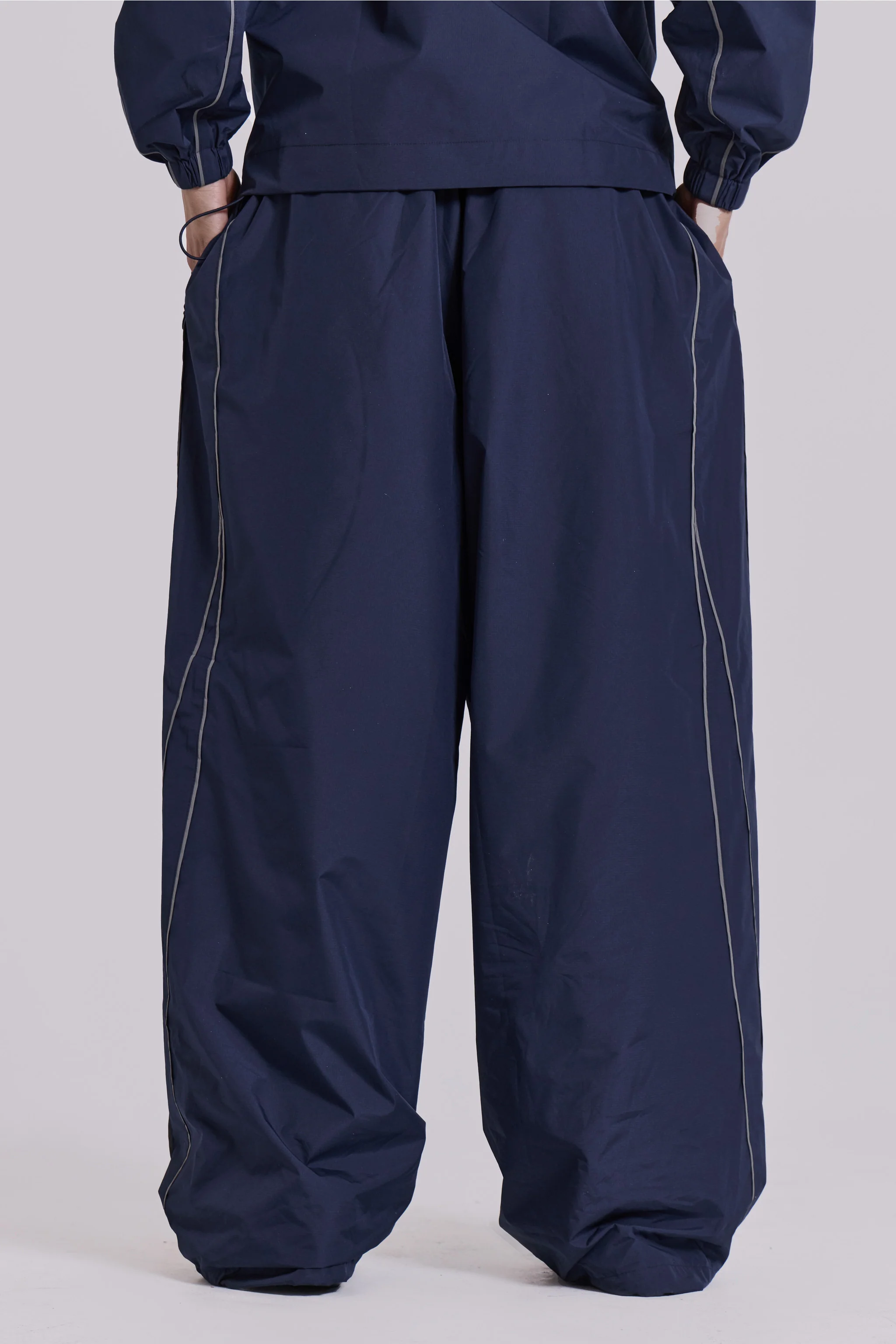 Navy Vapor Tracksuit Bottoms - Image 5