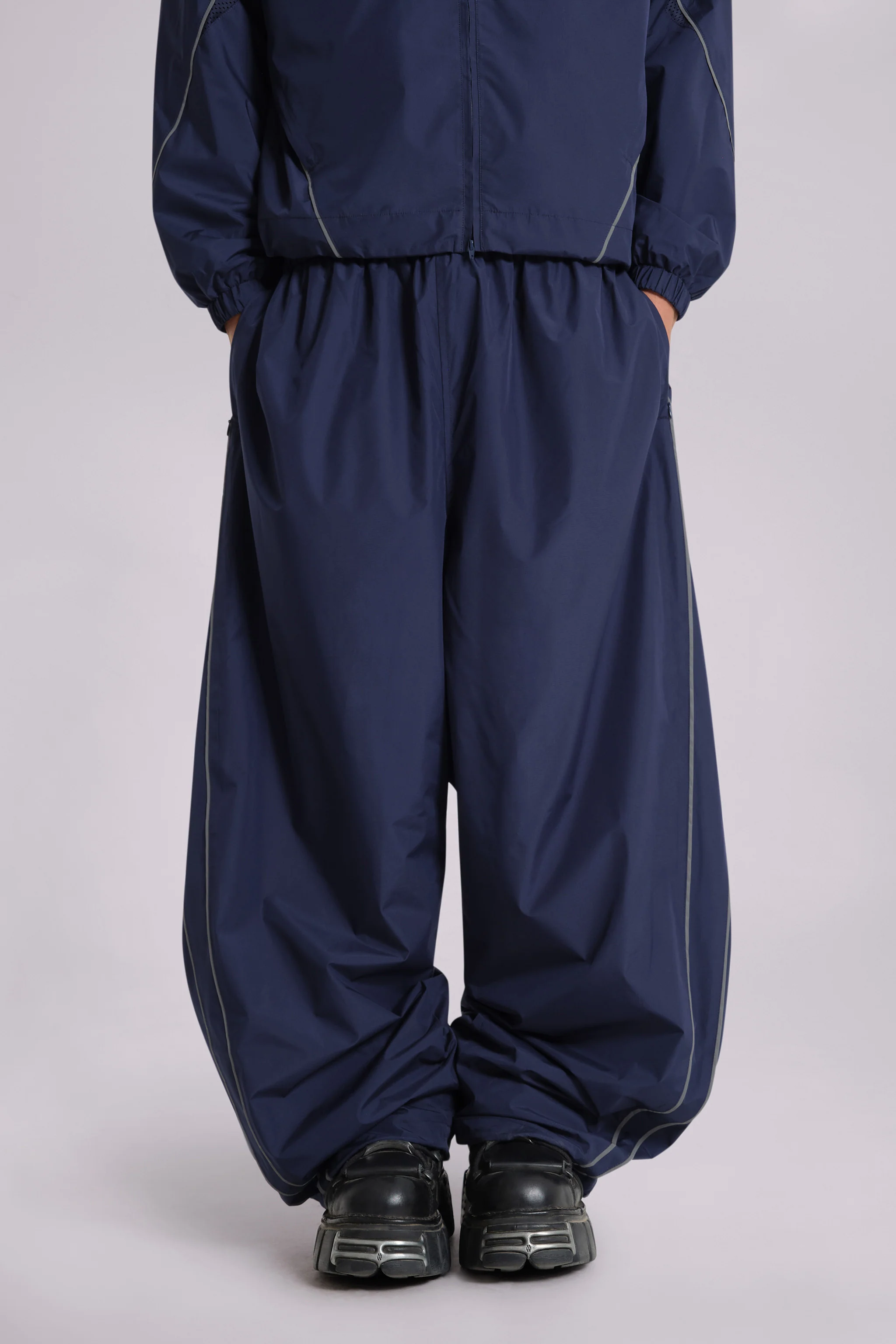 Navy Vapor Tracksuit Bottoms - Image 11