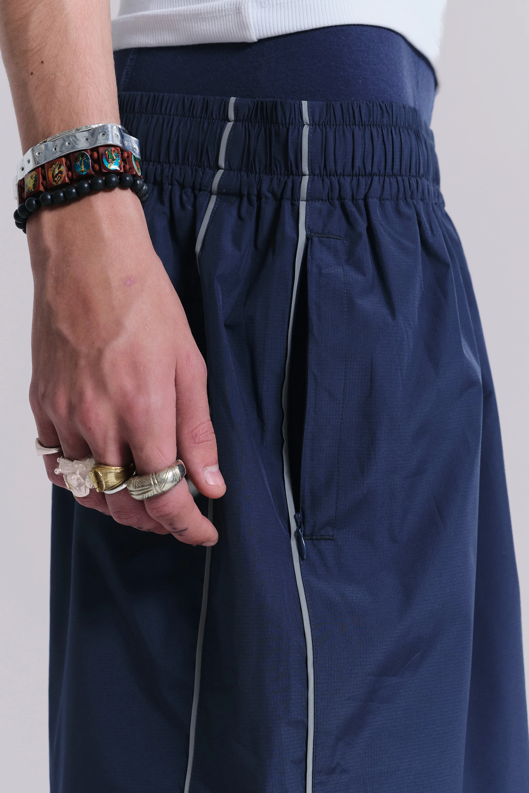 Navy Vapor Tracksuit Bottoms - Image 13
