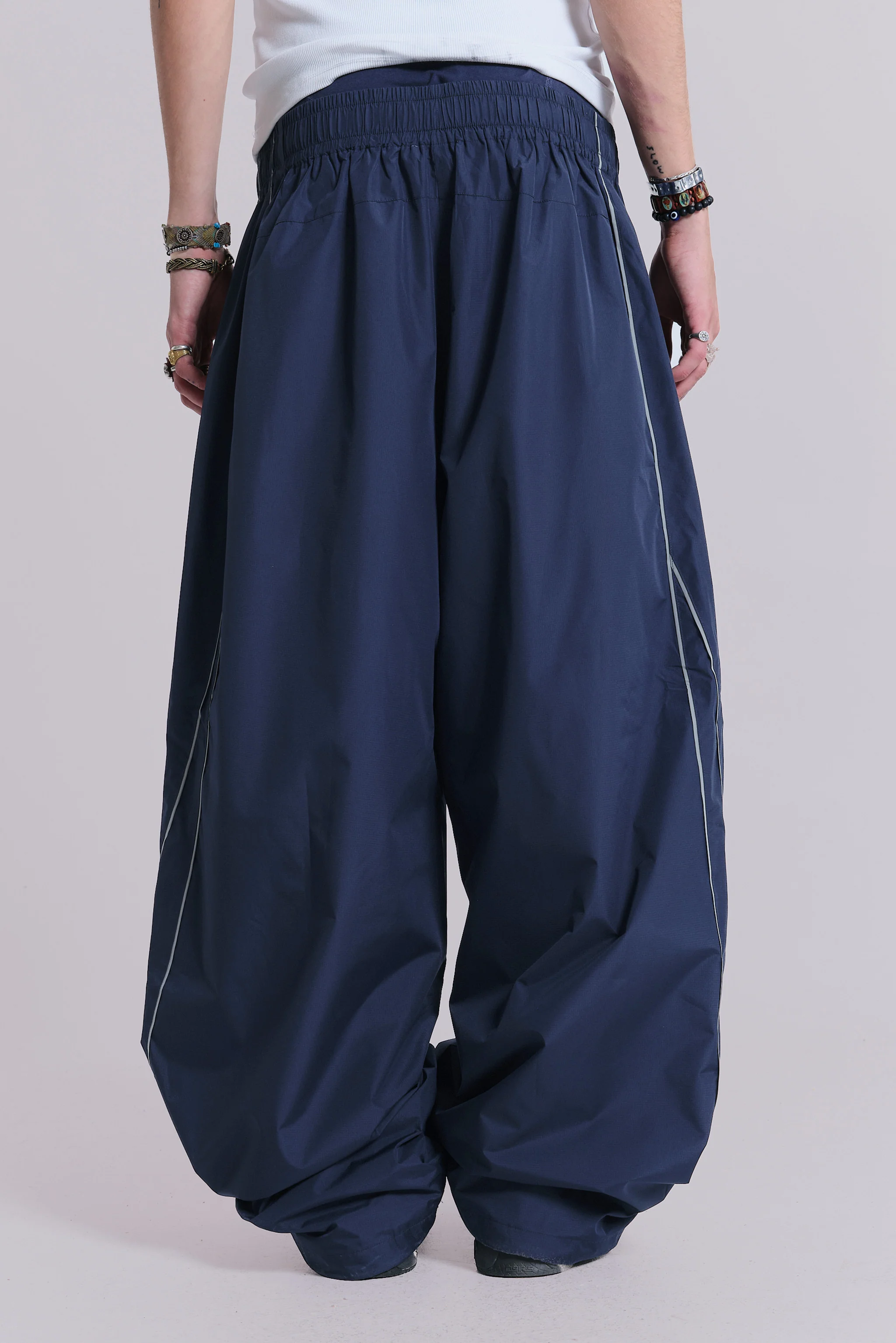 Navy Vapor Tracksuit Bottoms - Image 5