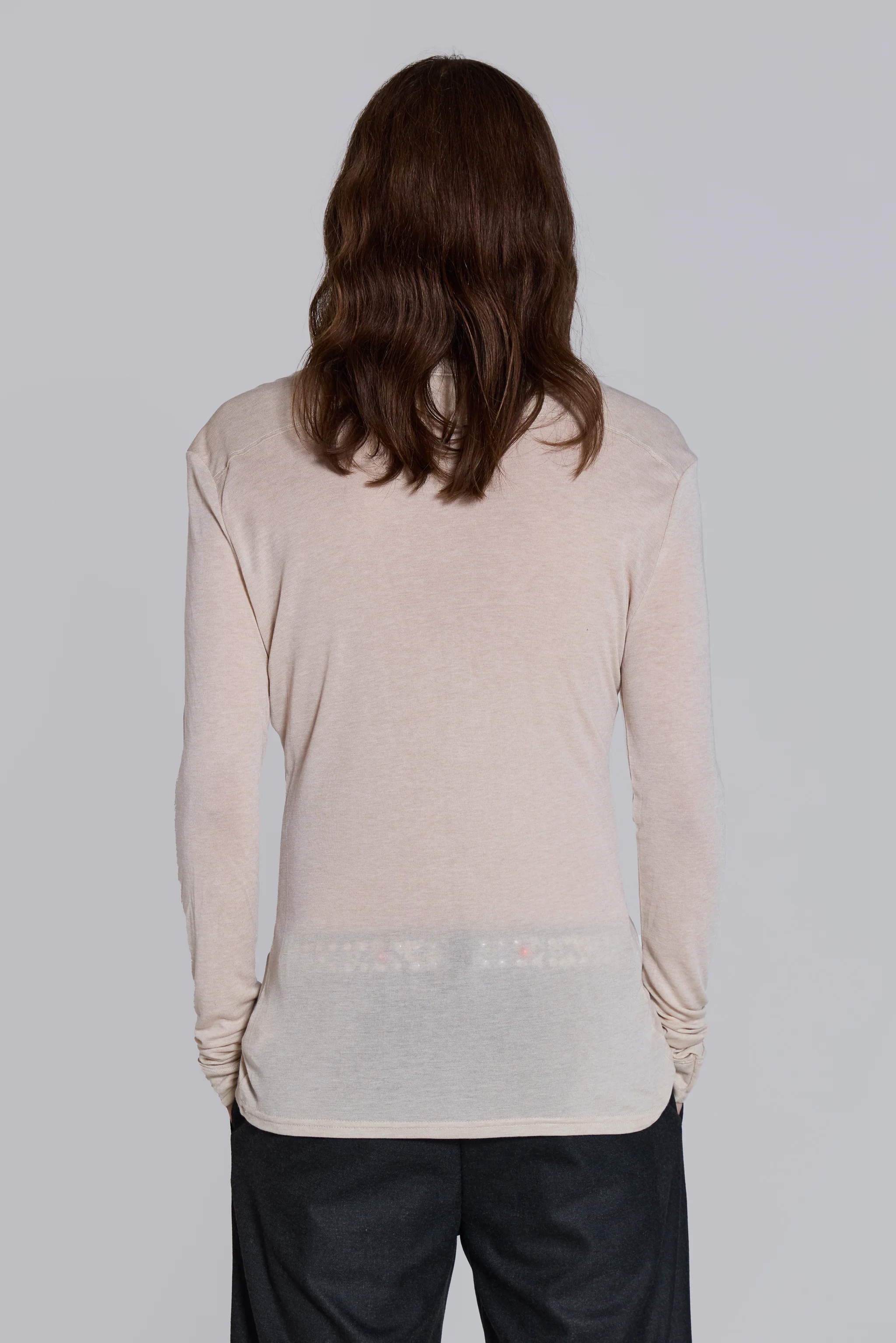 Oatmeal Haze Henley Top - Image 6