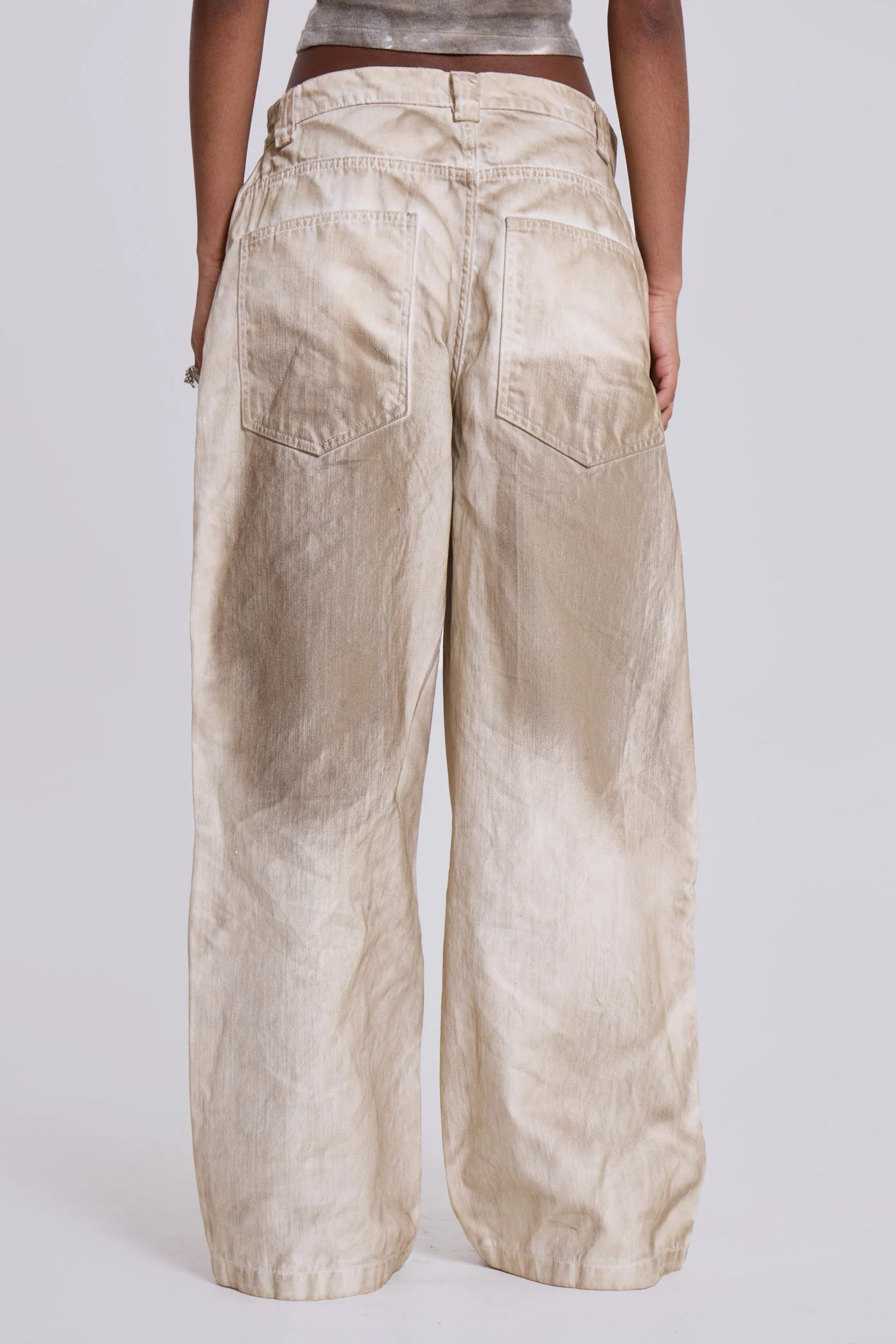 Sand Oil Wash Colossus Jeans - Image 7