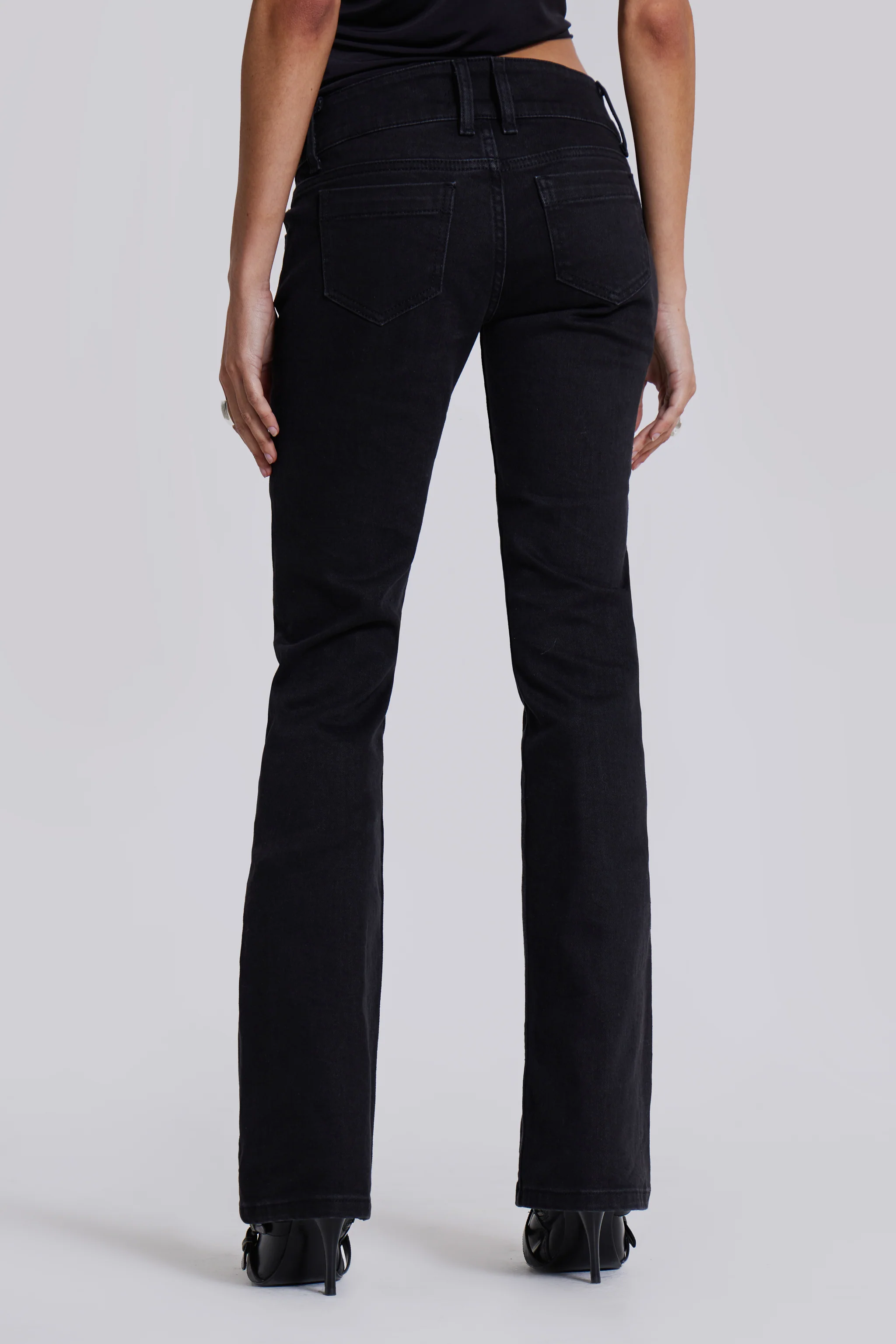 Solid Black Thirteen Jeans - Image 5