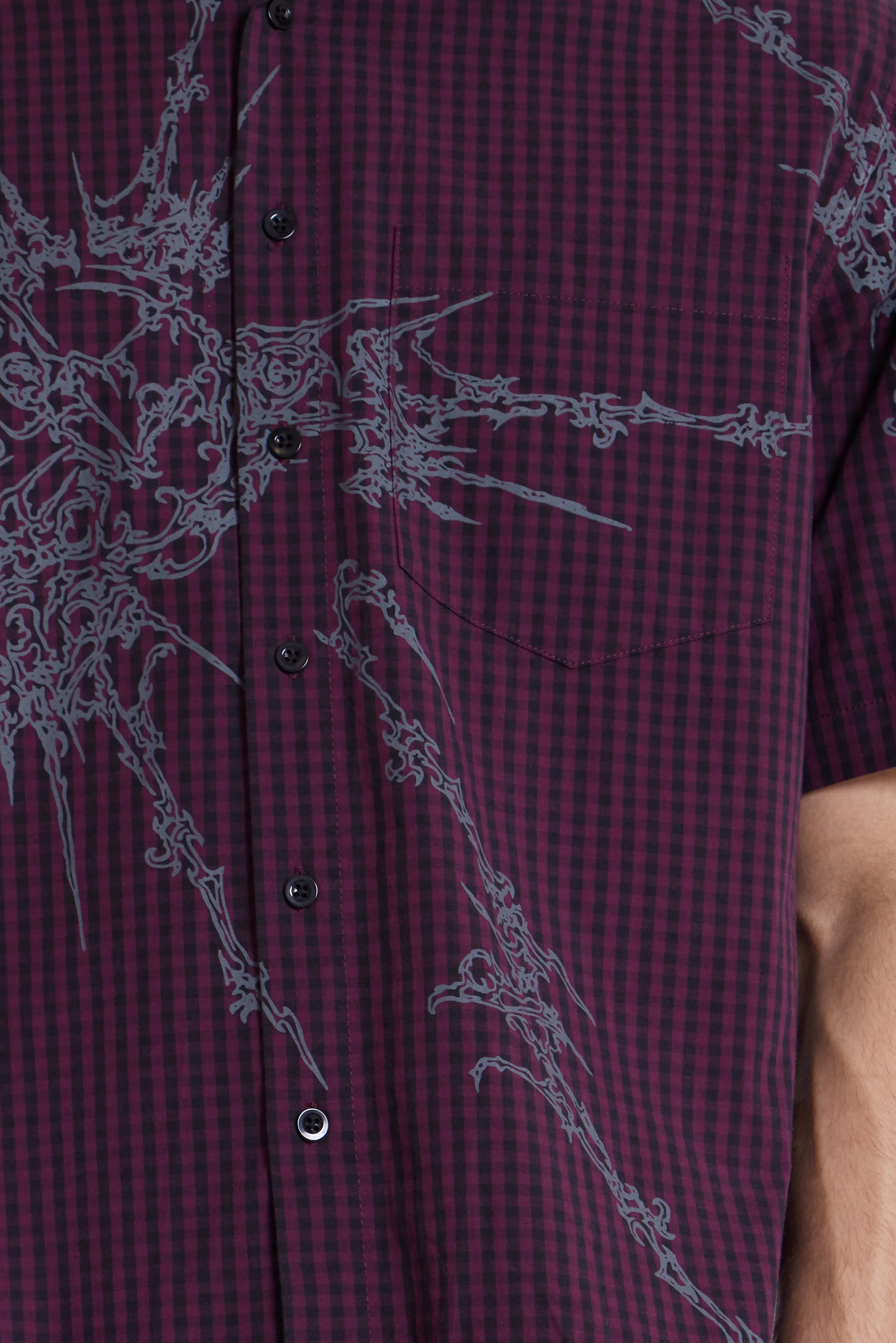 Red Atom Checked Shirt - Image 5