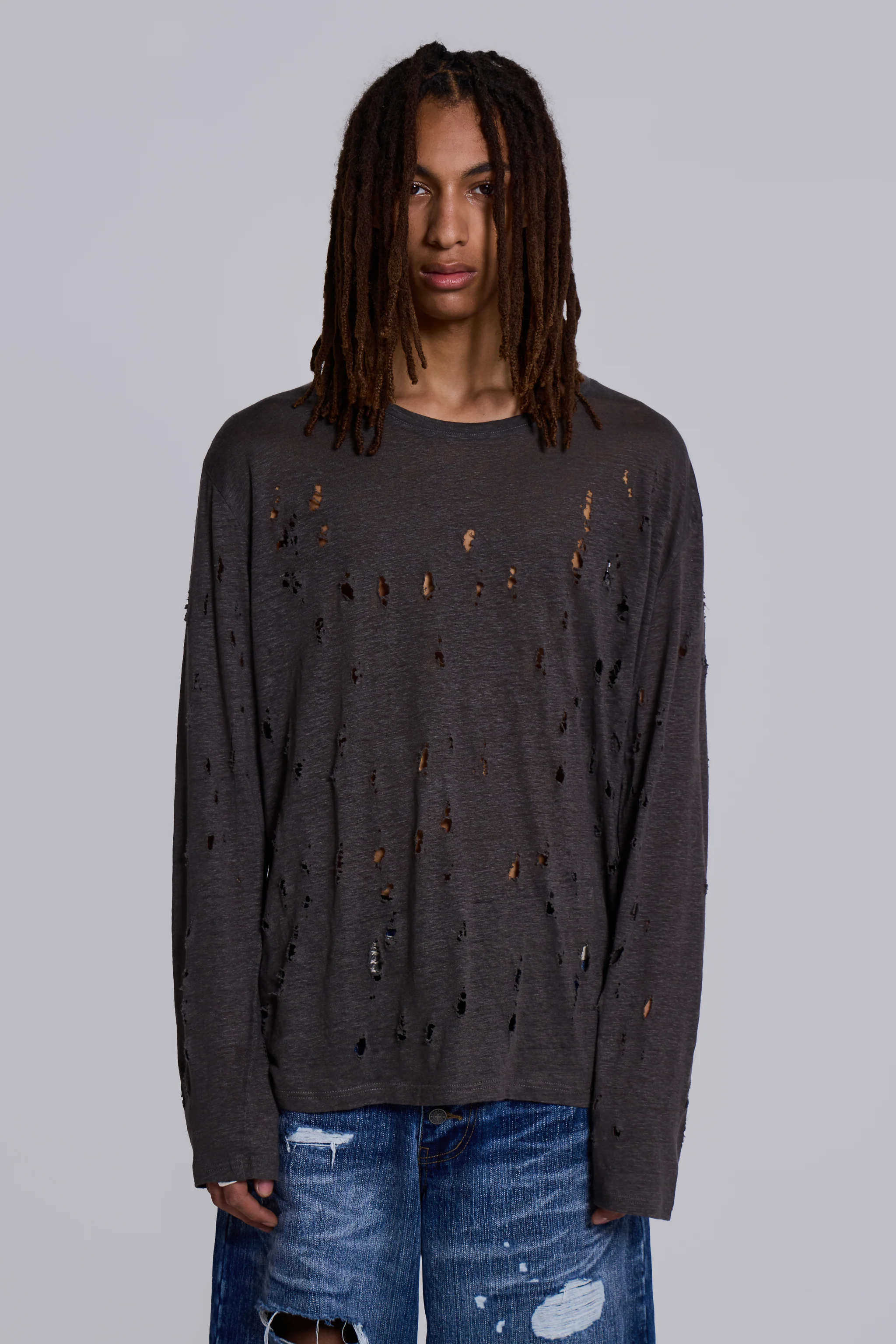 Rifle Distressed Knit Top - Image 8