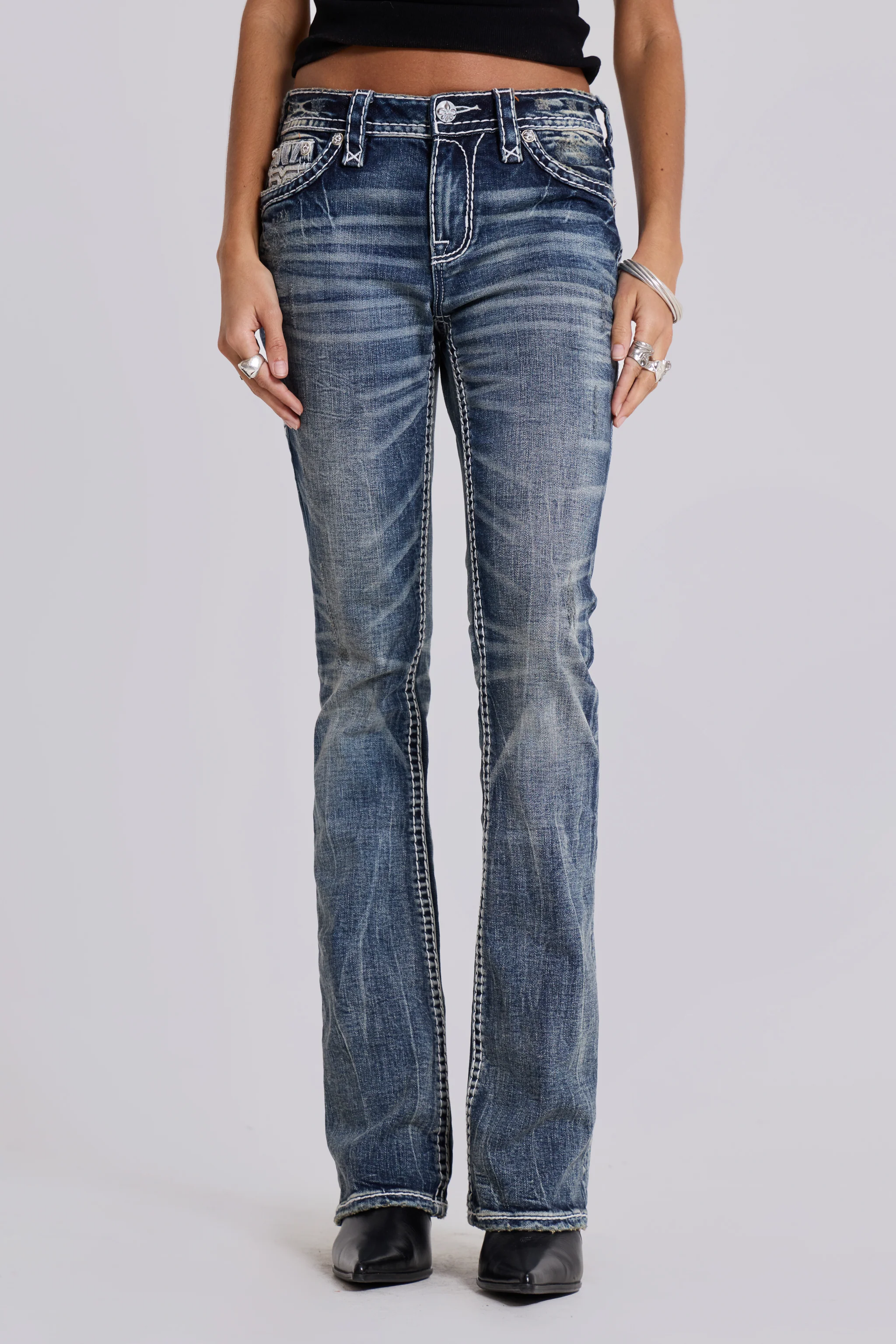 Rock Revival Madison Bootcut Jeans - Image 3