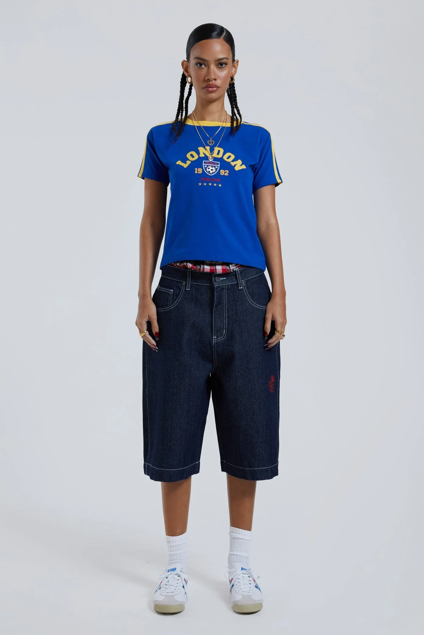 Jumbo Denim Jorts - Image 5