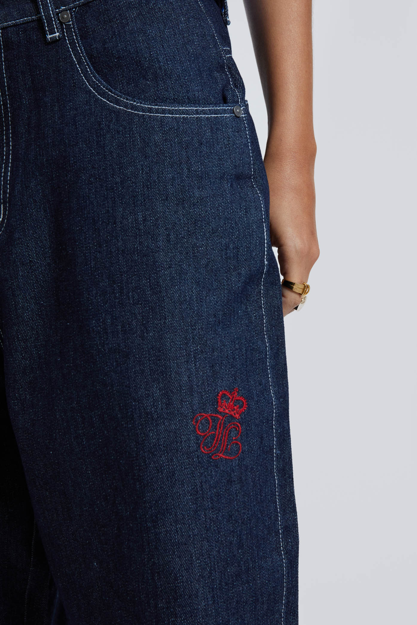 Jumbo Denim Jorts - Image 7