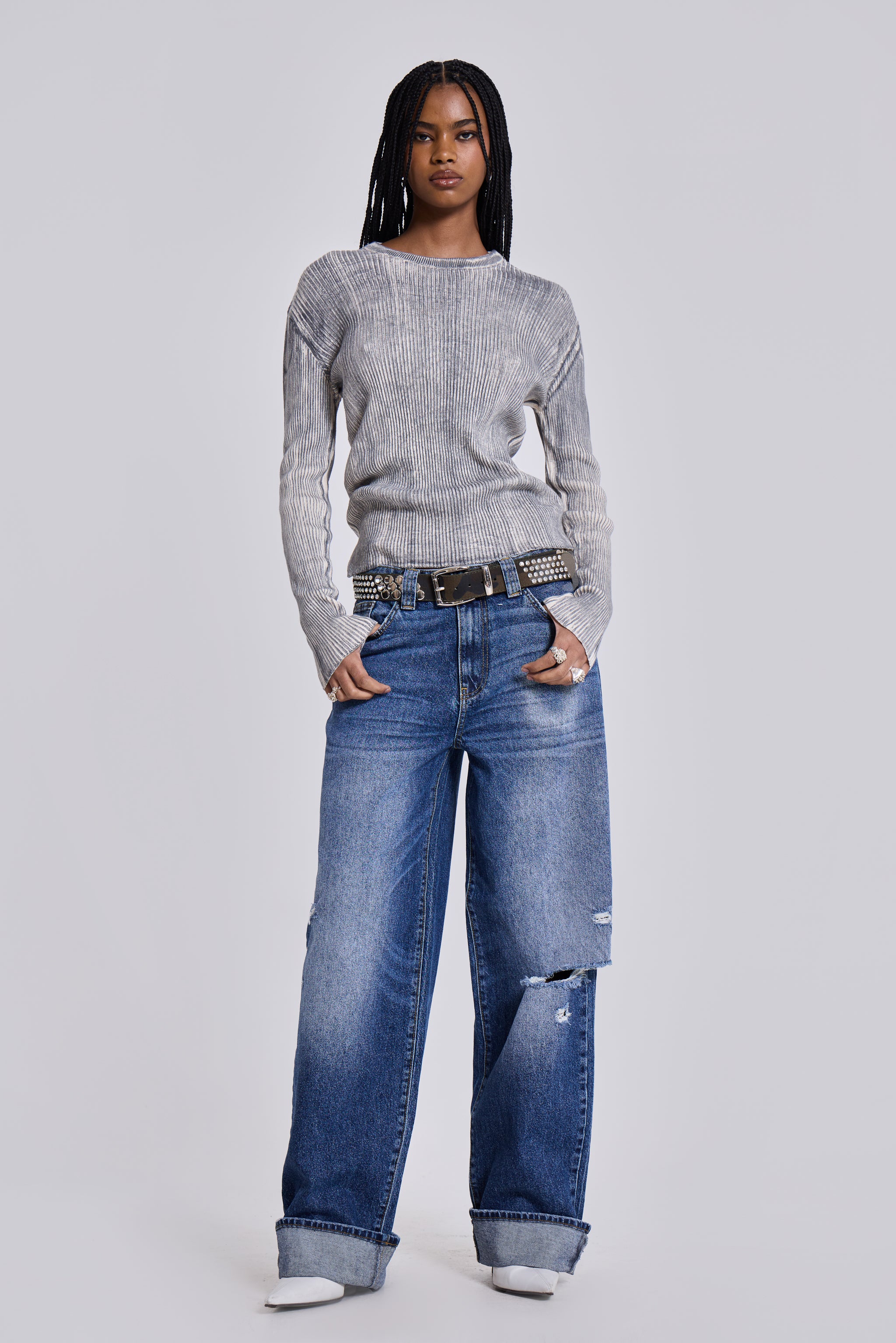 Sonic Jeans in Vintage Blue Wash - Image 4