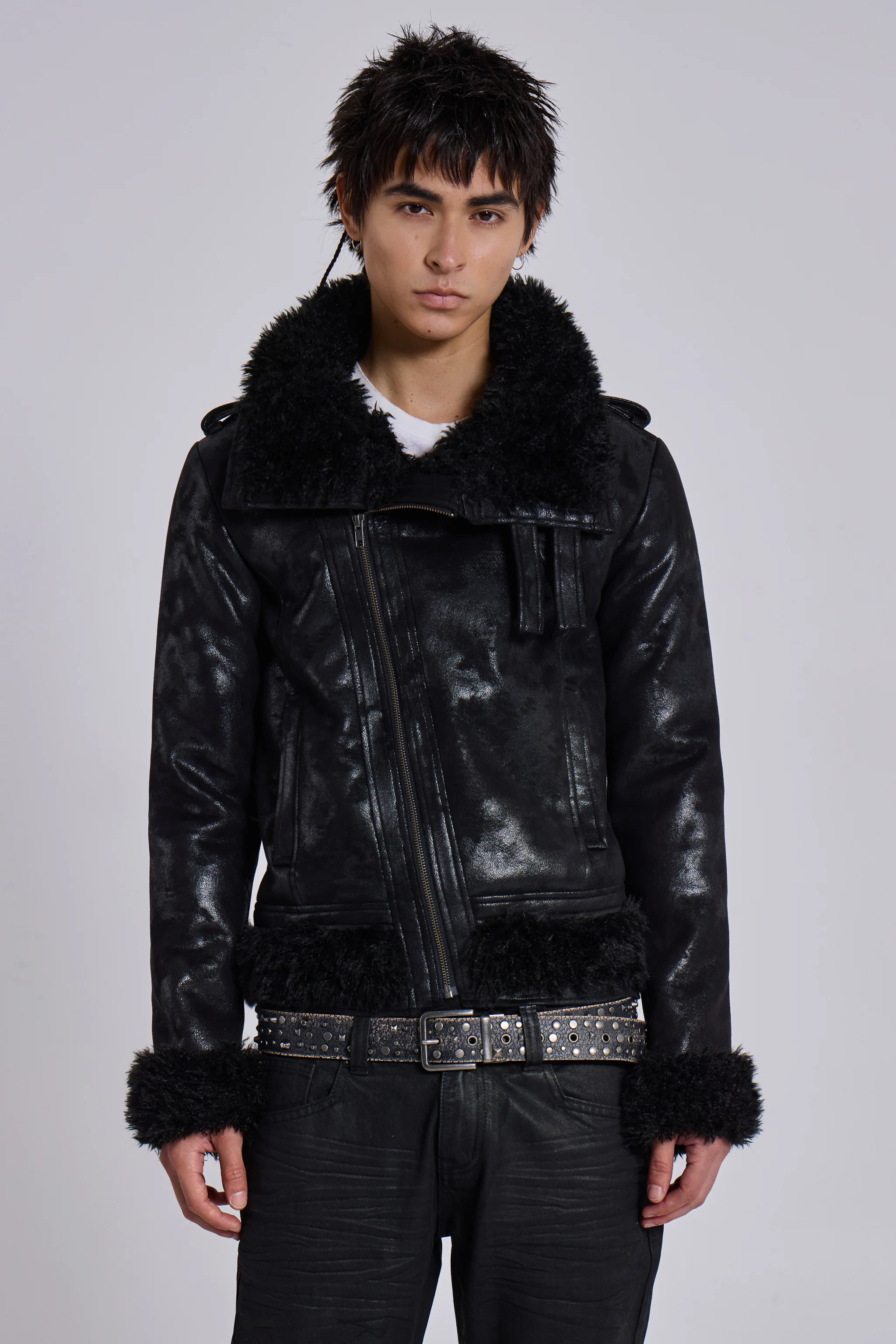 Spectre Shearling Jacket - Image 6