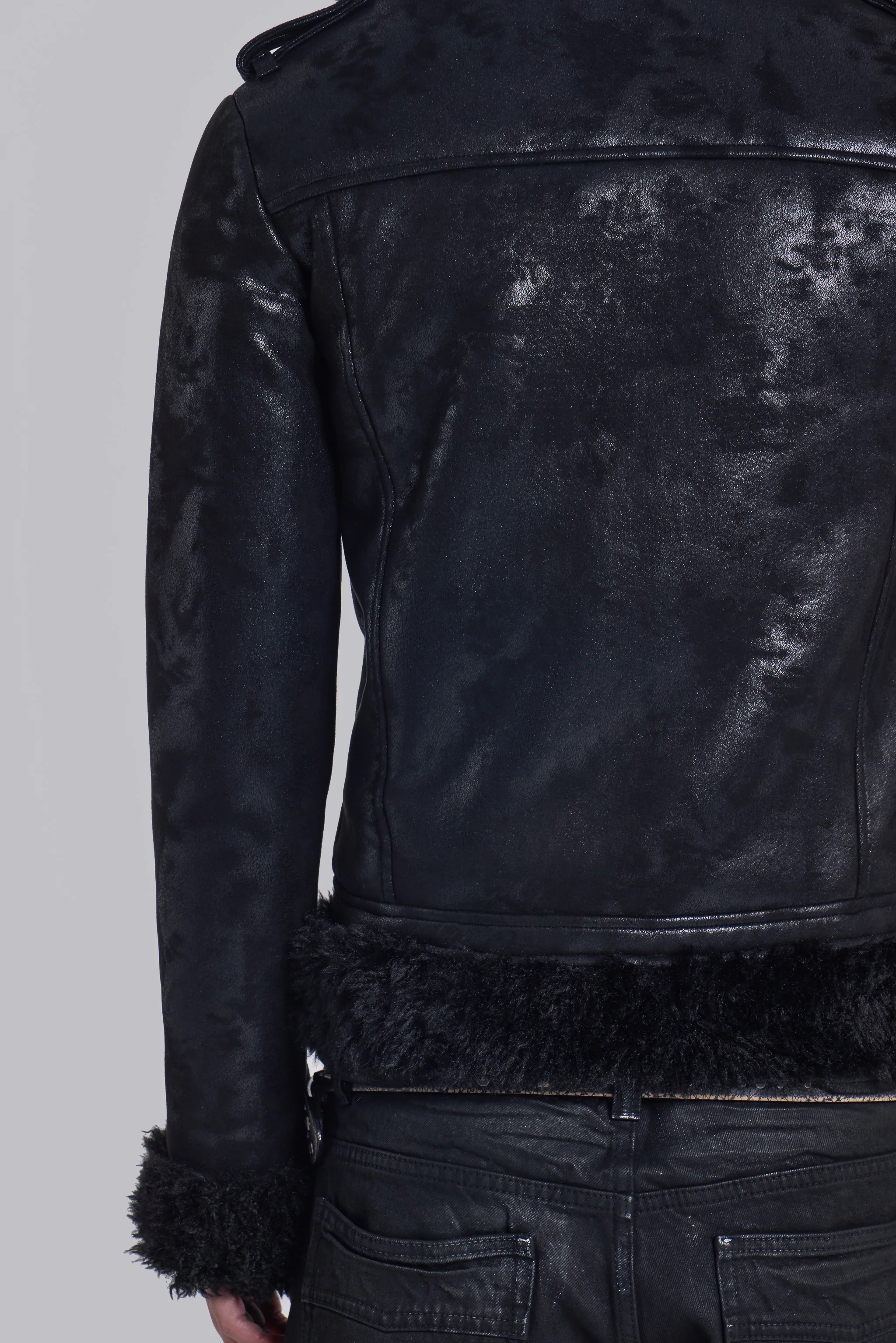 Spectre Shearling Jacket - Image 8