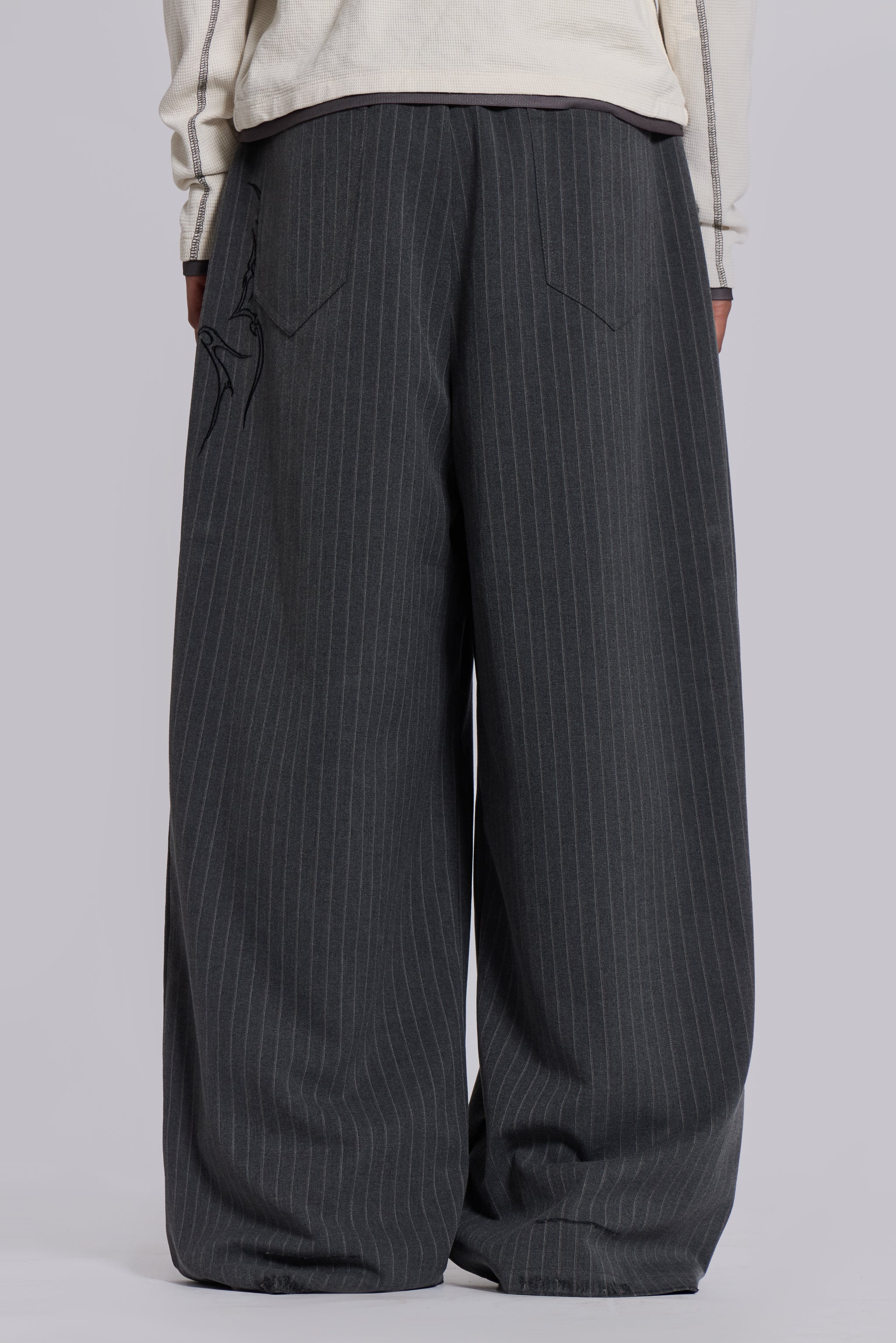 Tattoo Pinstripe Goliath Suit Pants - Image 5
