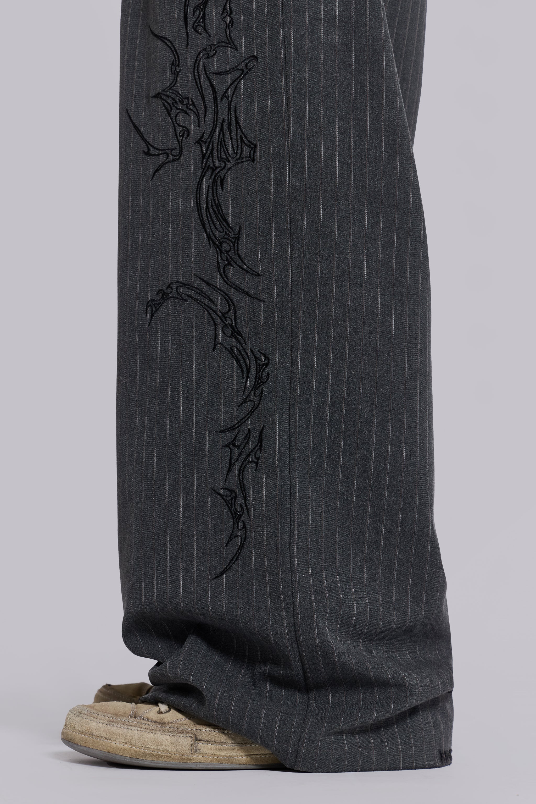 Tattoo Pinstripe Goliath Suit Pants - Image 7