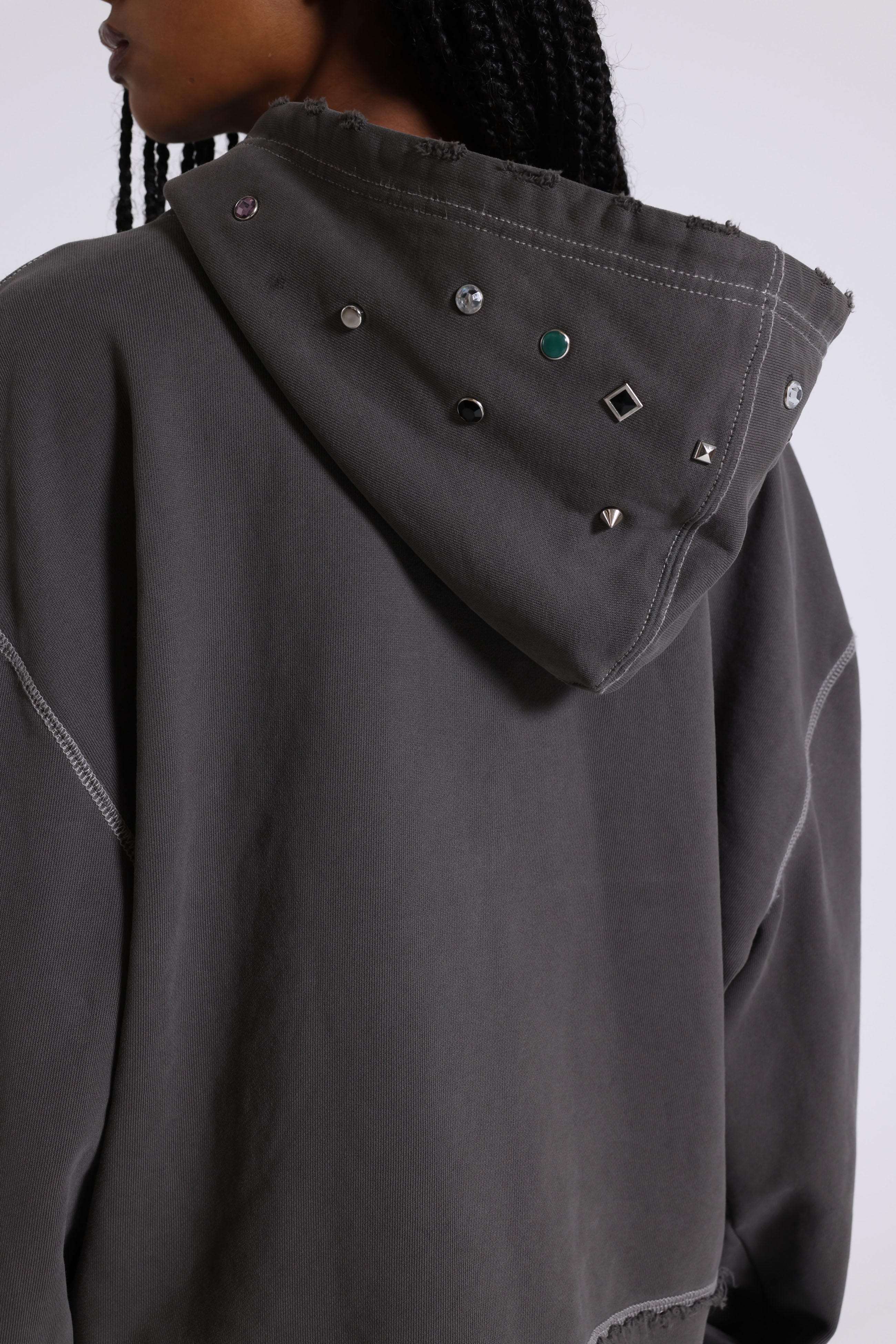 Trixa Jewel Studded Hoodie - Image 4