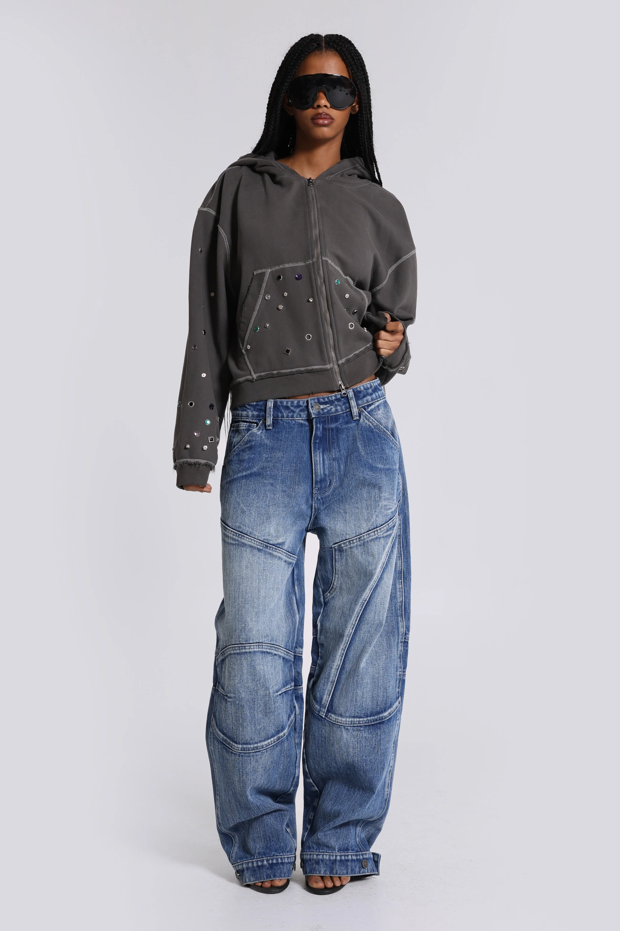 Trixa Jewel Studded Hoodie - Image 9