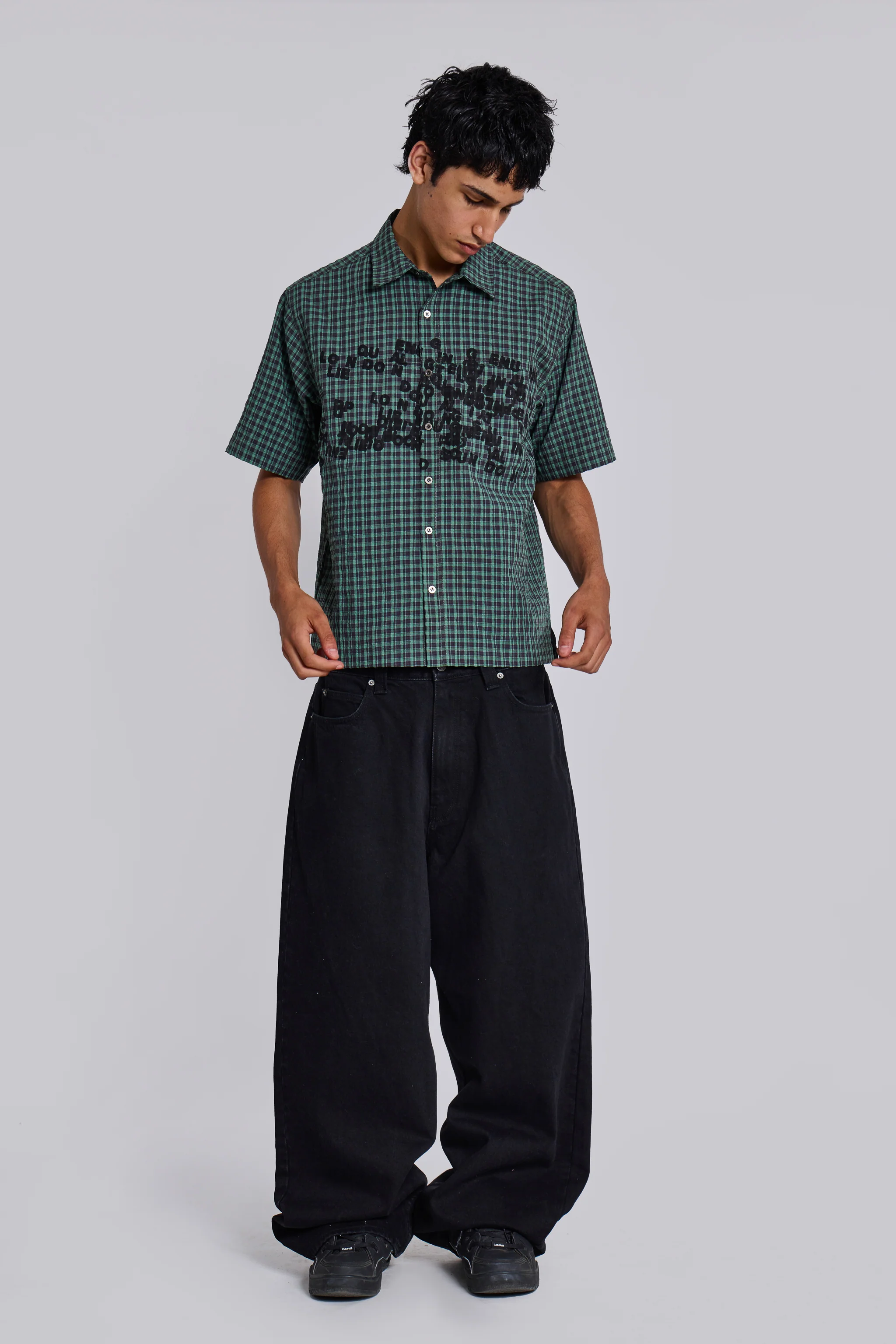 Green Typo Shirt - Image 6