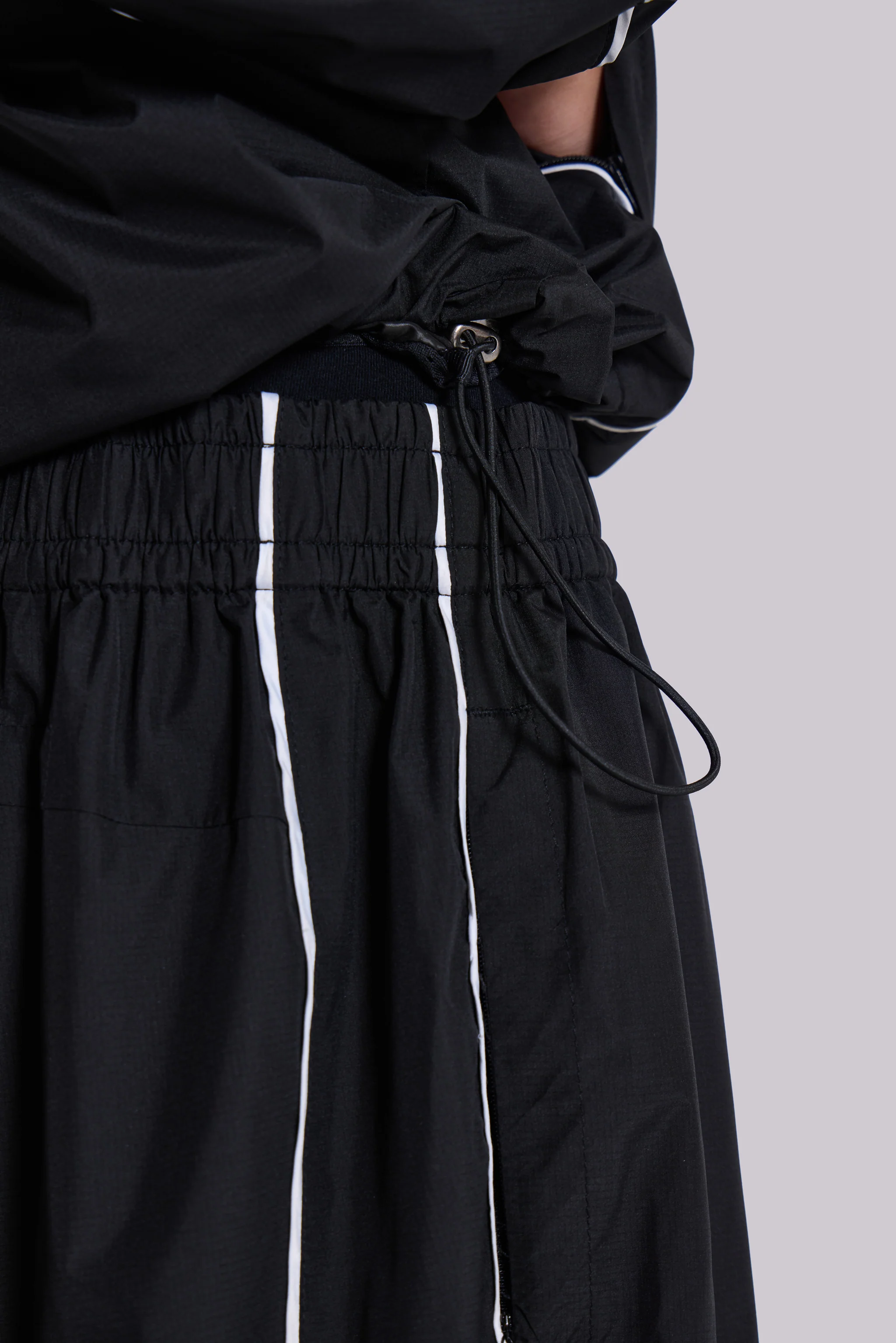 Black Vapor Tracksuit Bottoms - Image 10