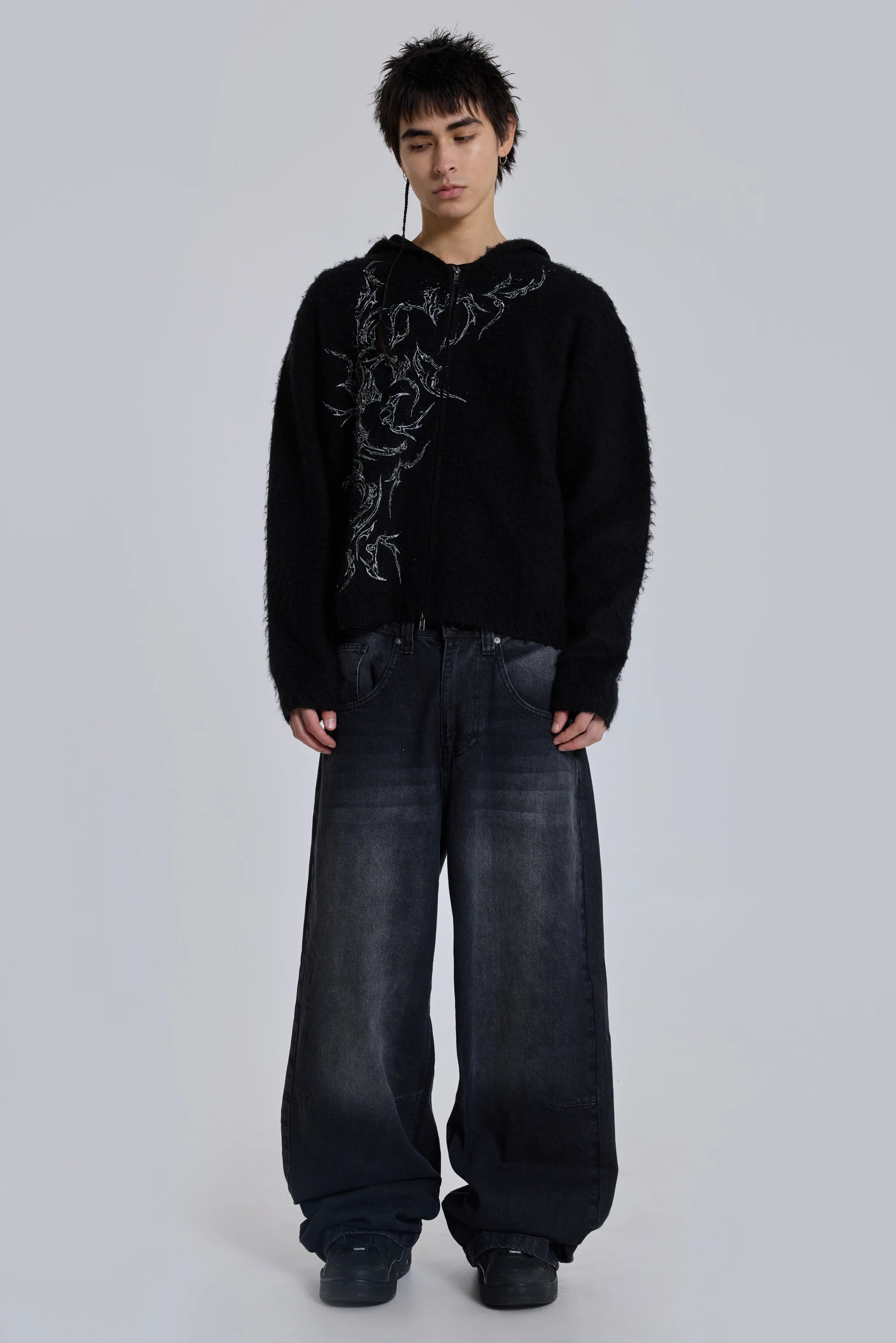 Washed Black Colossus Jeans - Image 4