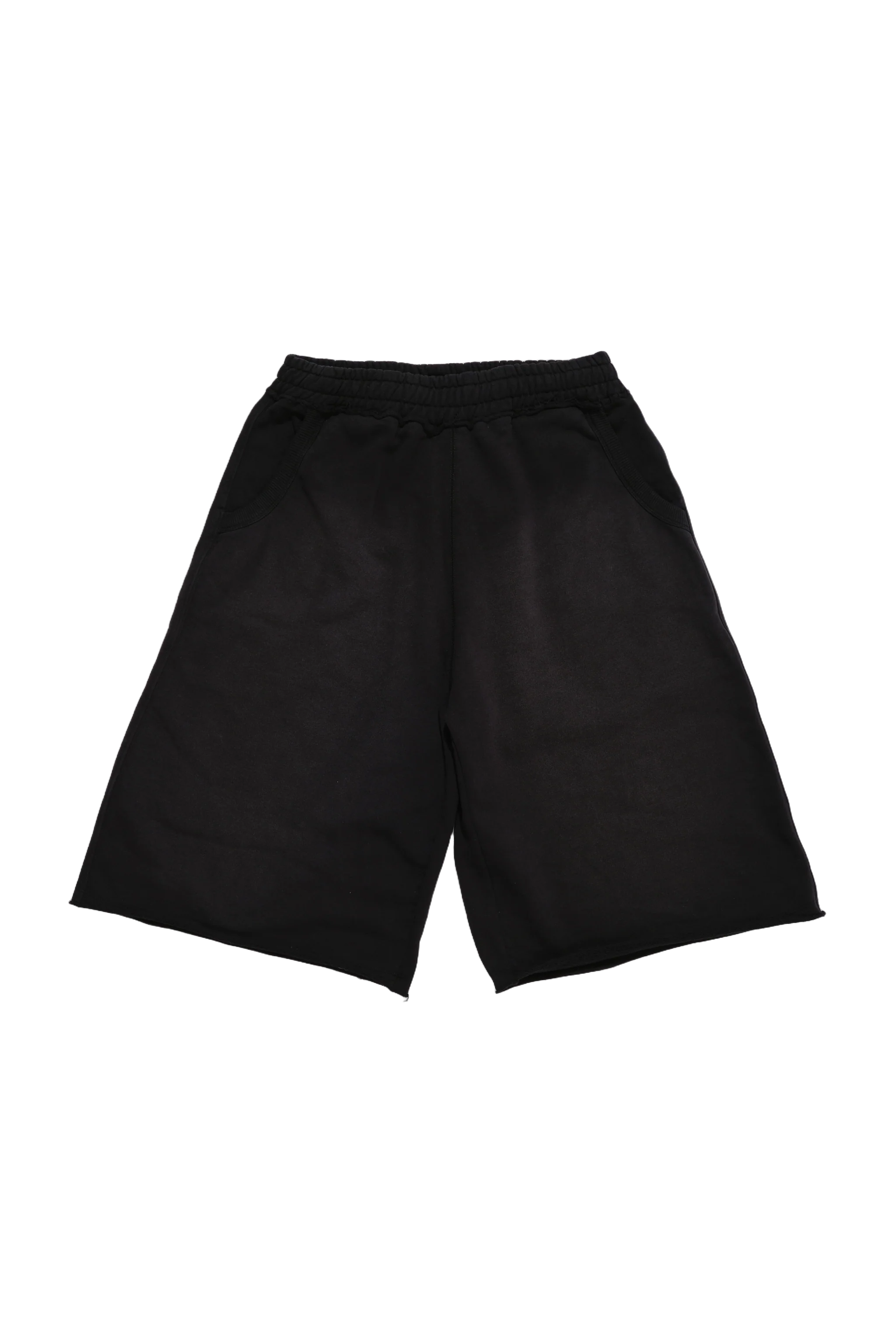 Washed Black Monster Jogger Baggy Shorts - Image 7