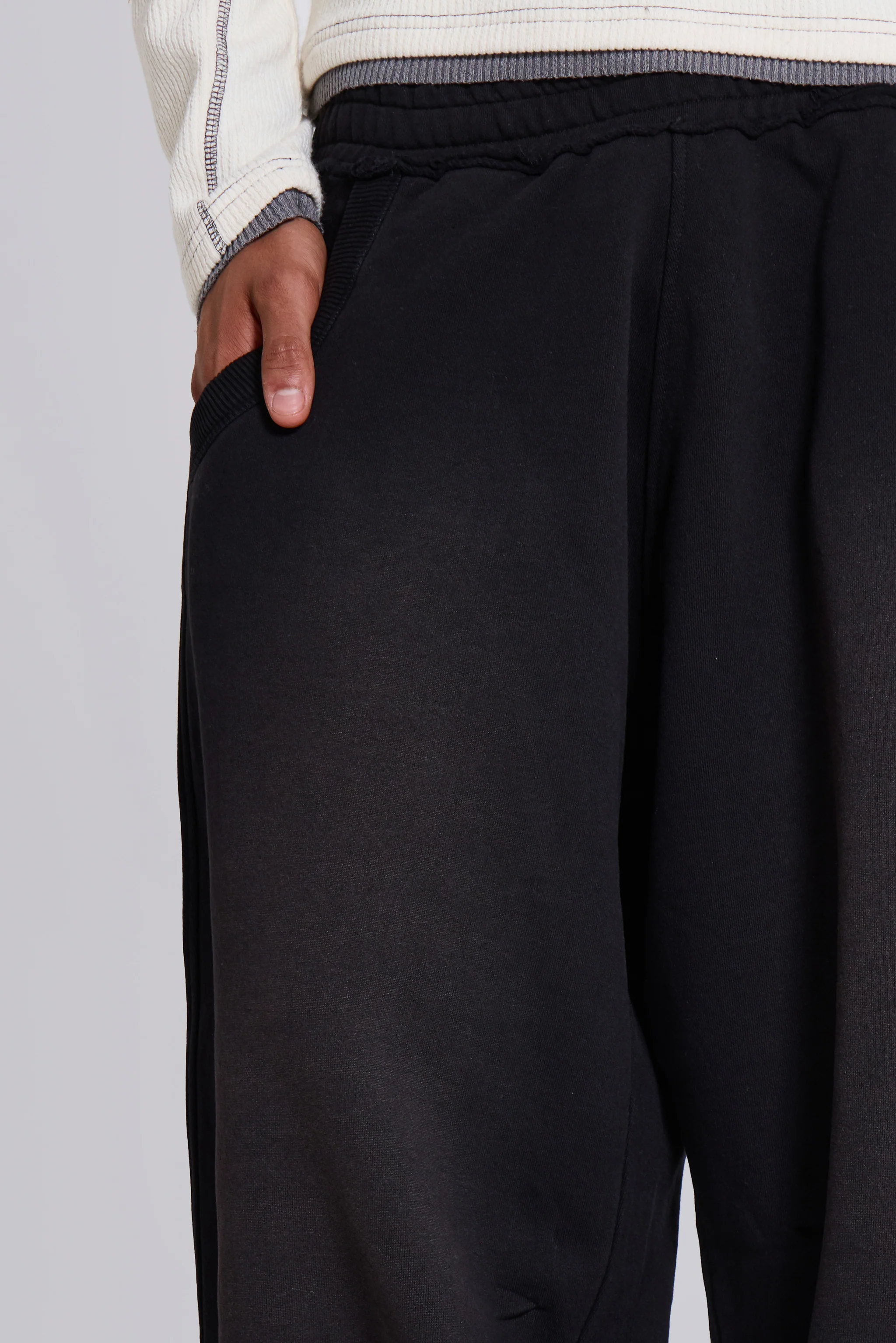 Black Baggy Cuffed Monster Joggers - Image 4