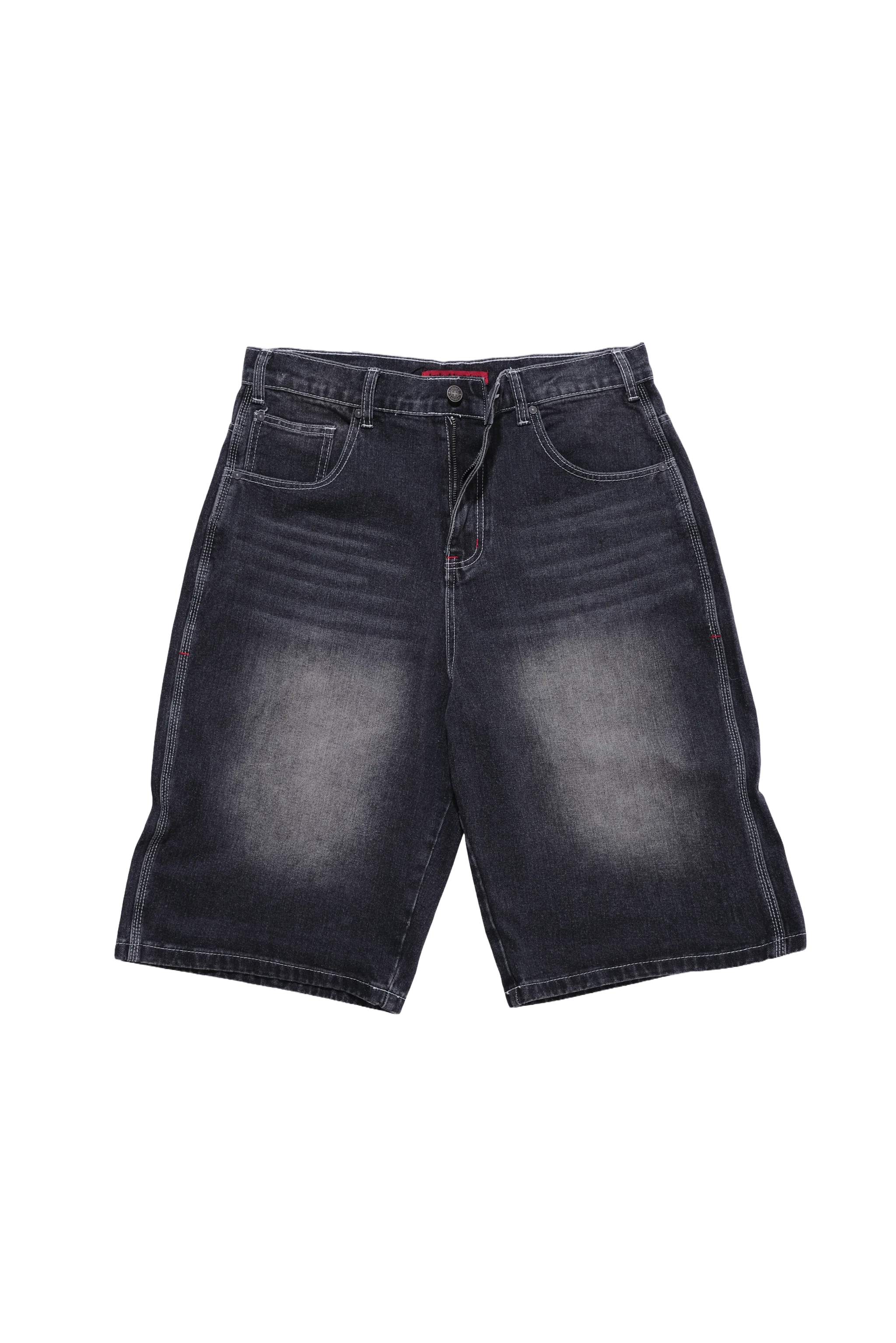 Washed Black Jumbo Jorts - Image 9