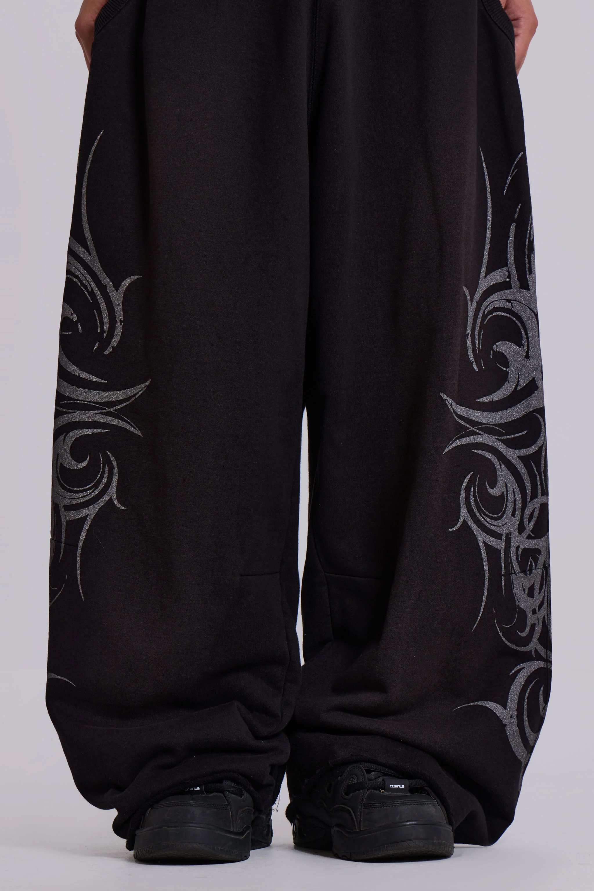 Black Baggy Blade Joggers - Image 5