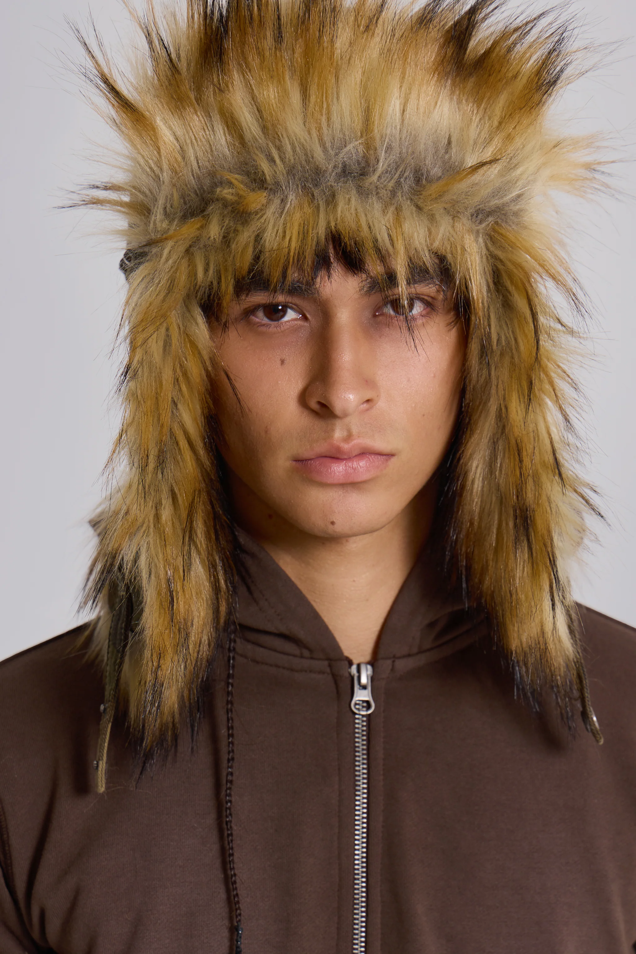 Washed Camo Trapper Hat - Image 3