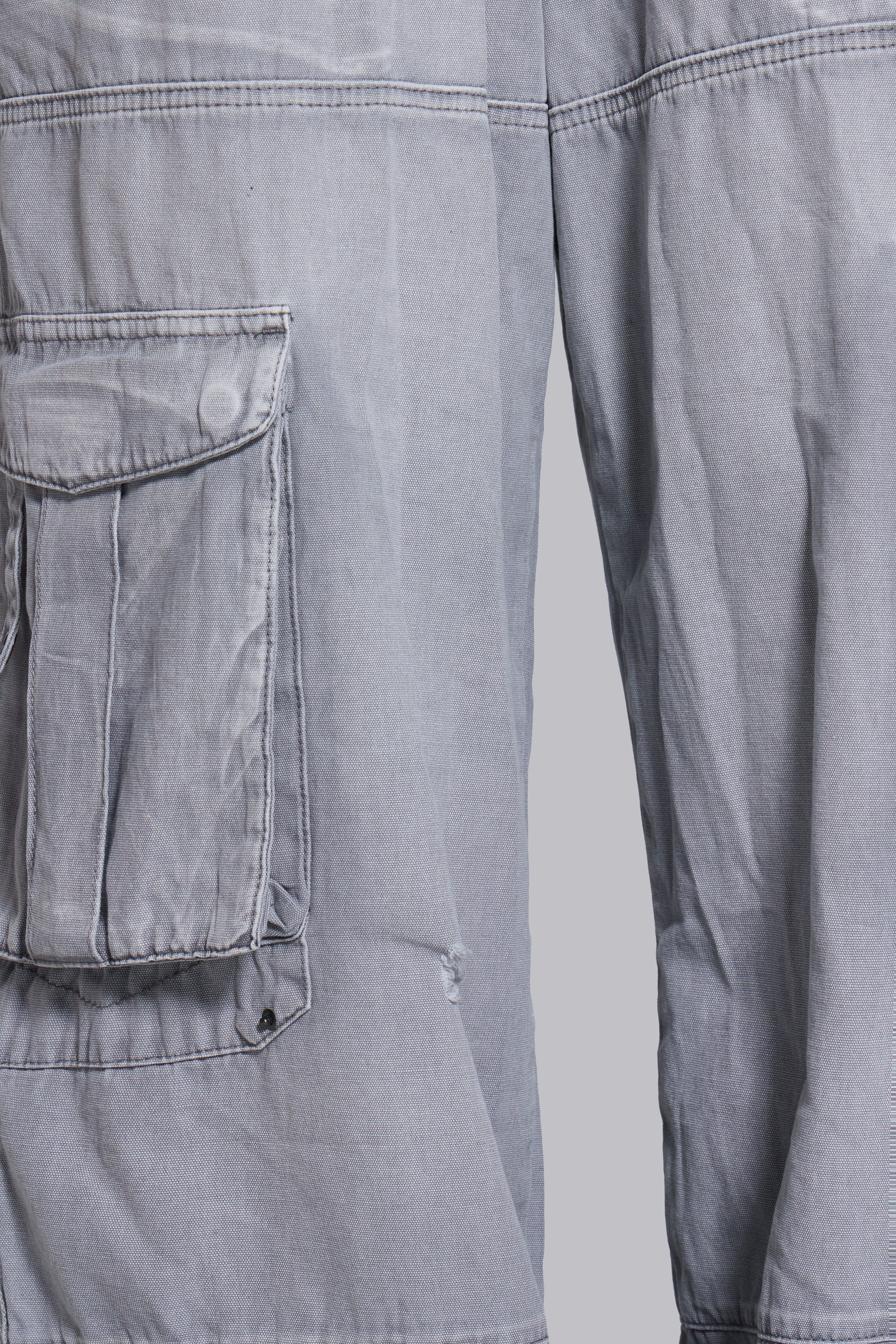 Washed Grey Decoy Cargos - Image 14