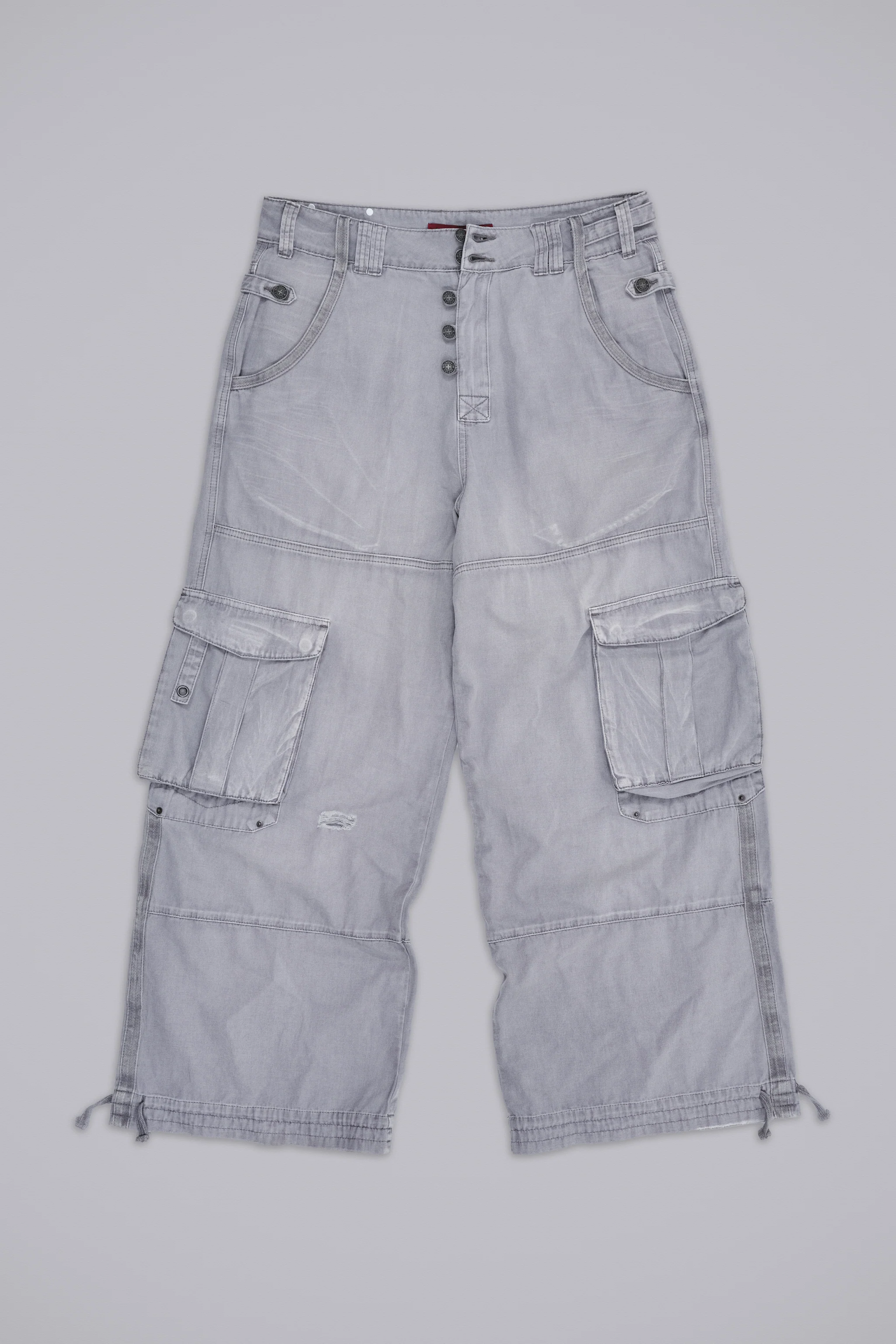 Washed Grey Decoy Cargos - Image 3