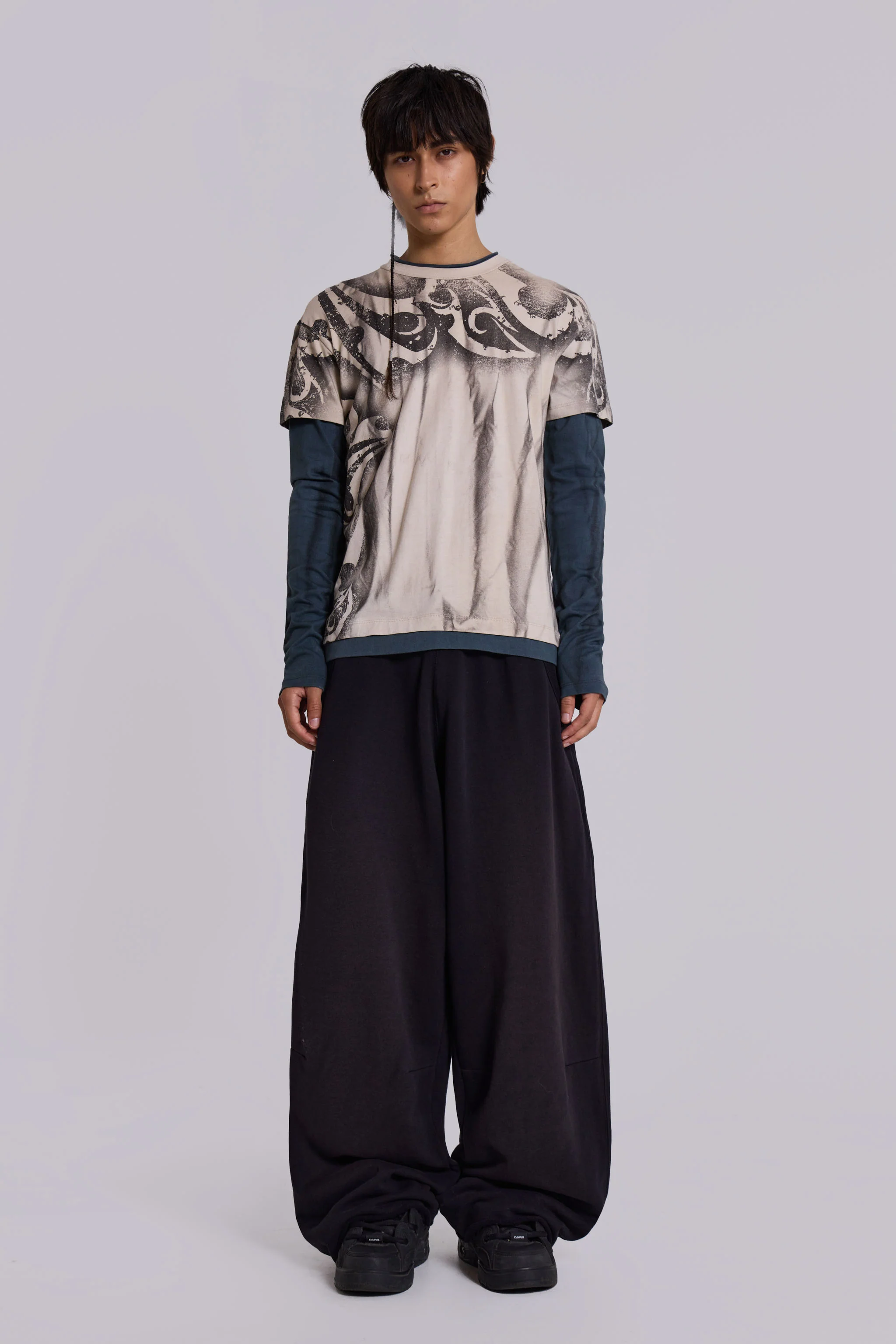 Waves Double Layer Long-sleeve Top - Image 4