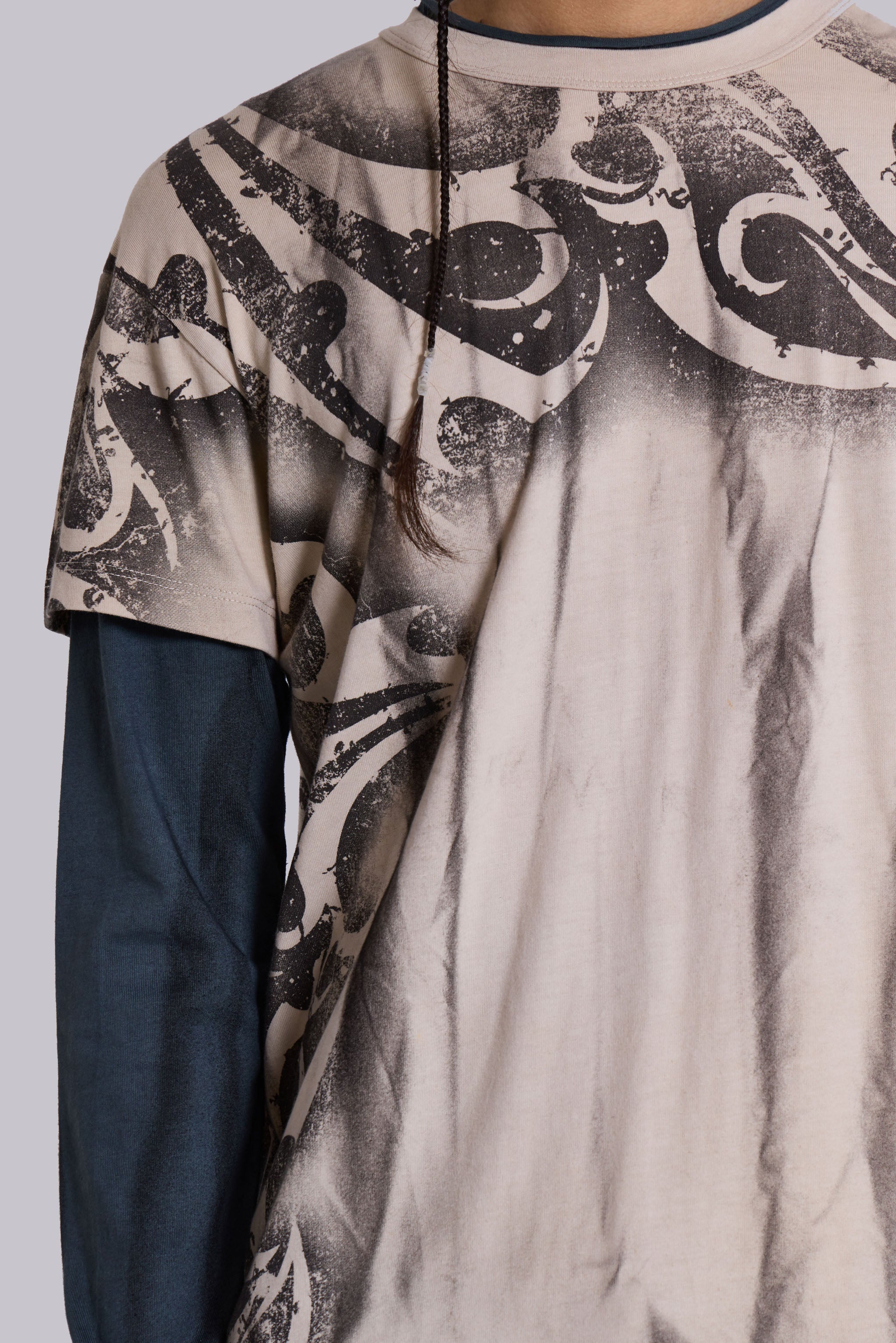 Waves Double Layer Long-sleeve Top - Image 8