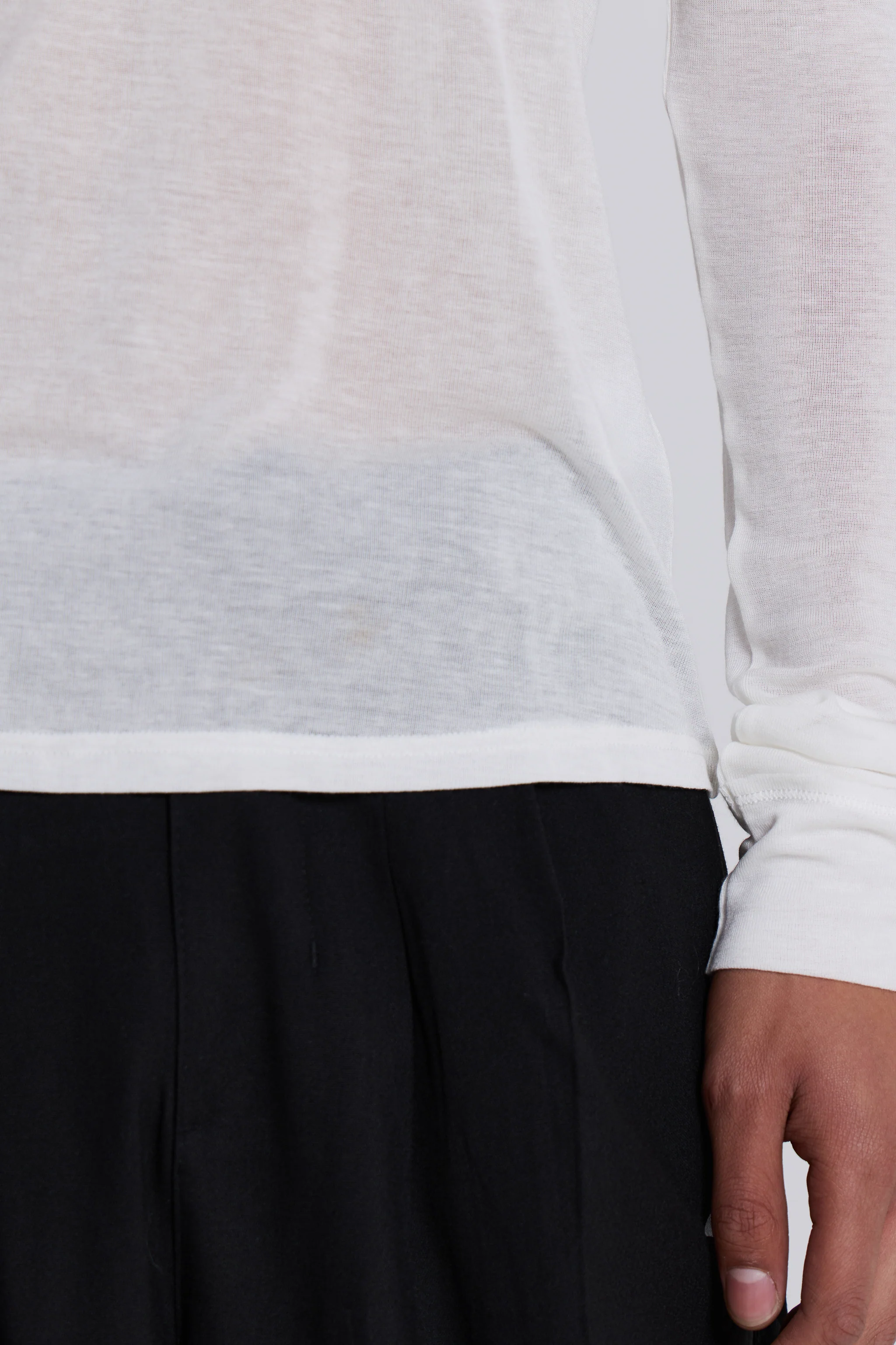 White Haze Henley Top - Image 8