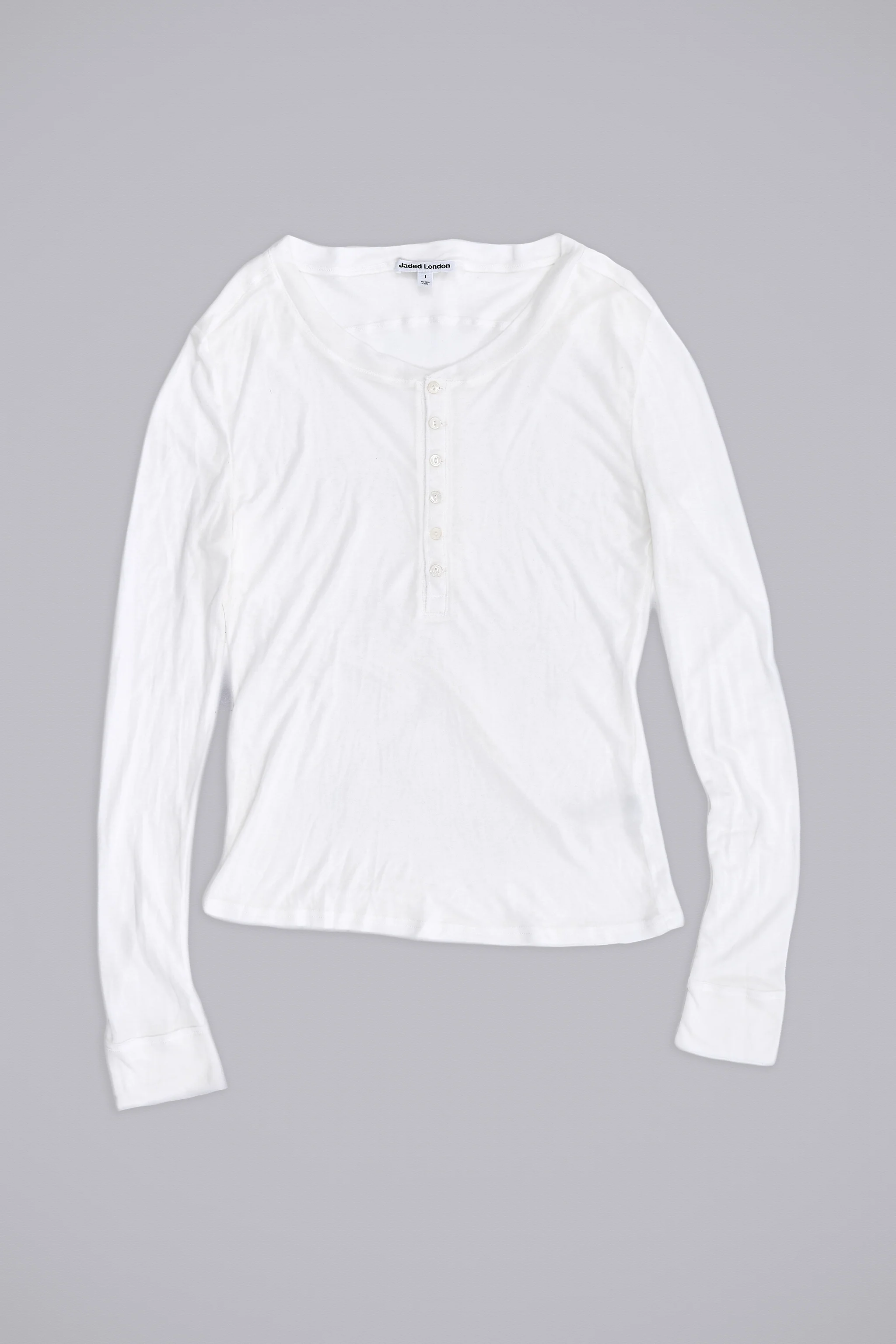White Haze Henley Top - Image 9