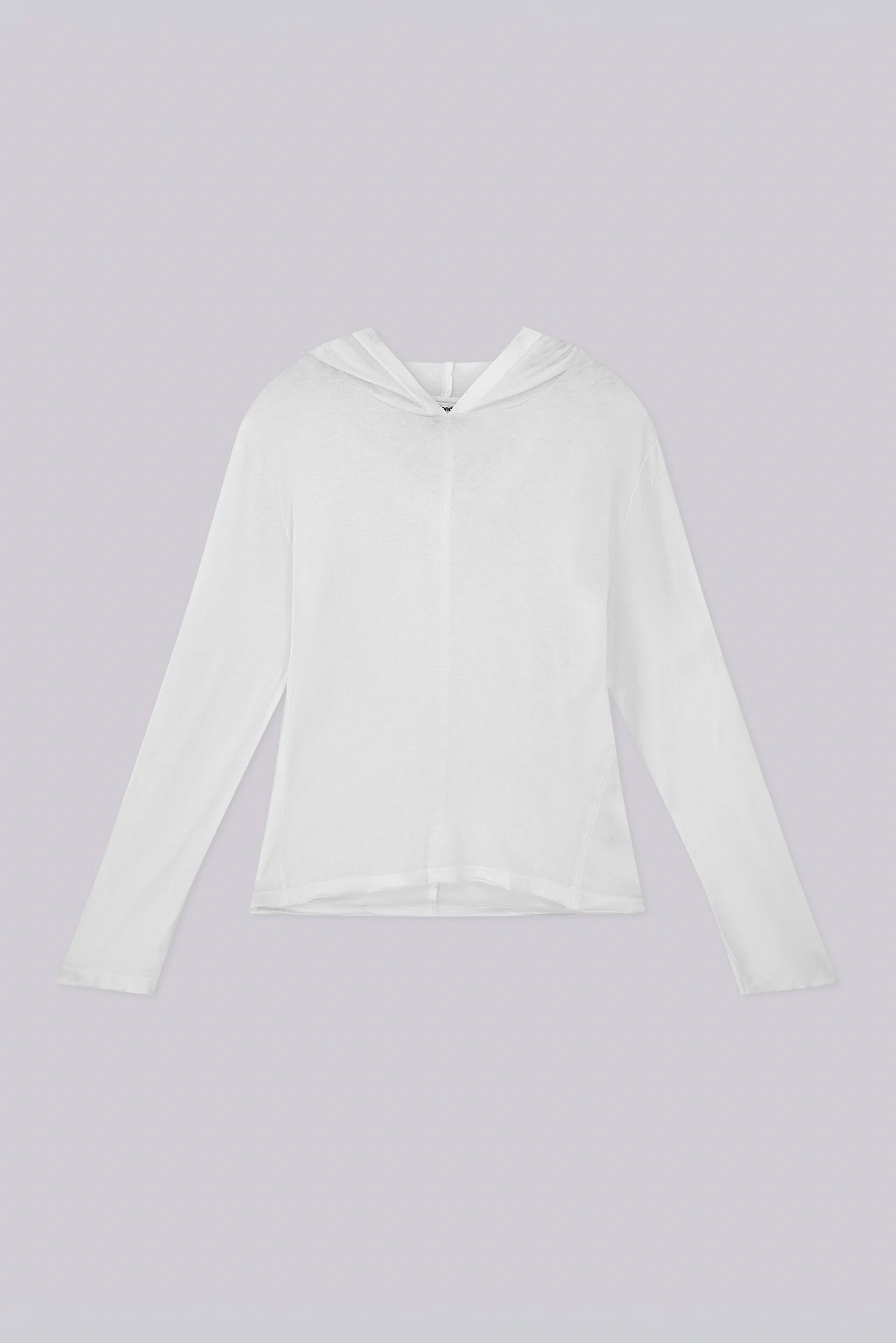 White Marl Mist Hoodie - Image 4