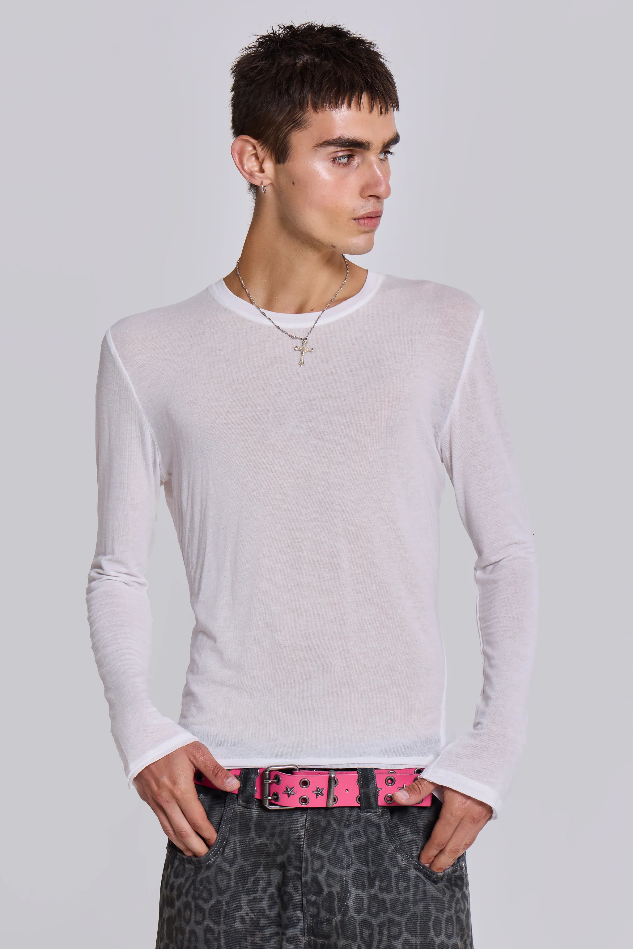 White Mist Long Sleeve Top - Image 10