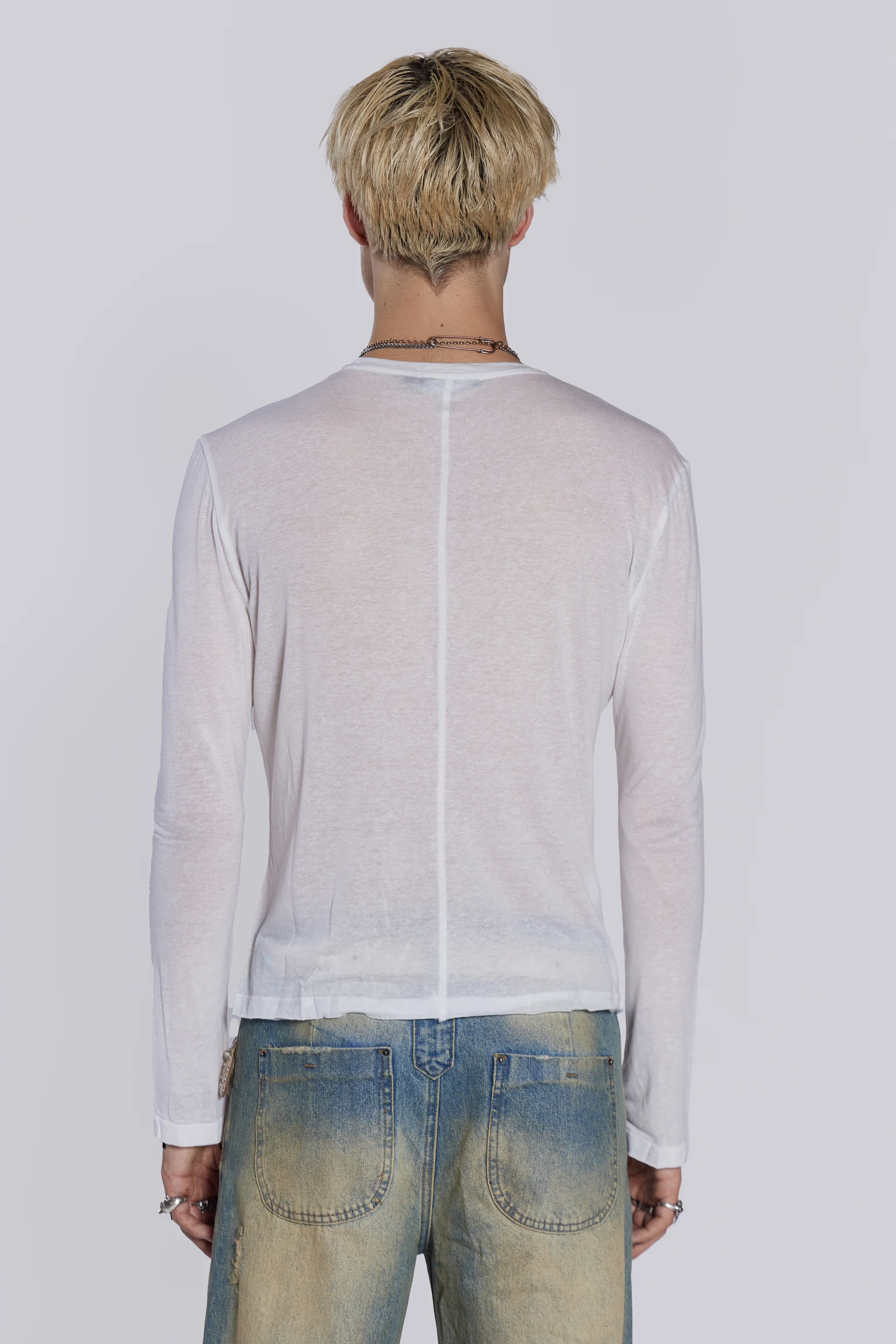 White Mist Long Sleeve Top - Image 13