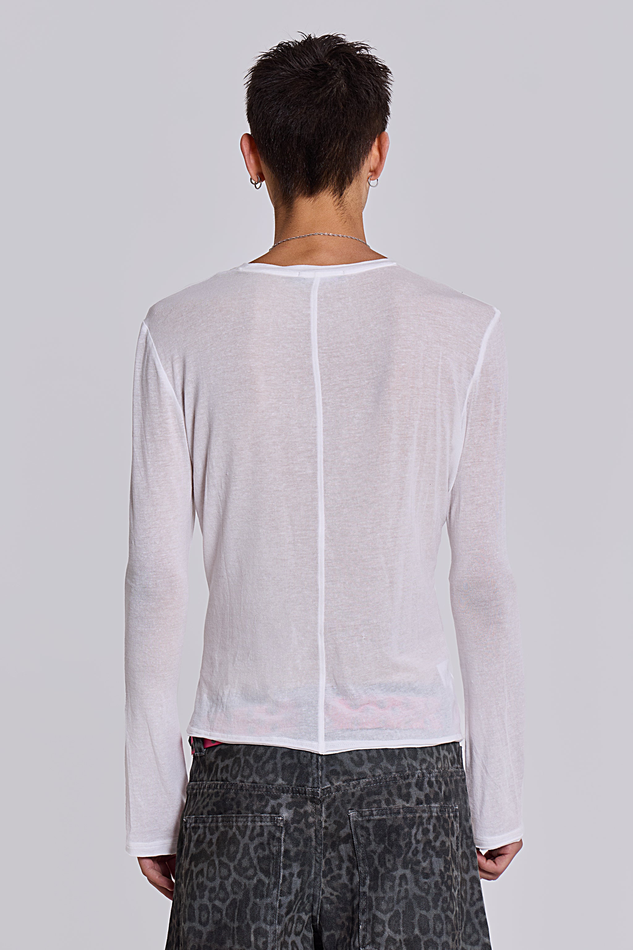 White Mist Long Sleeve Top - Image 8