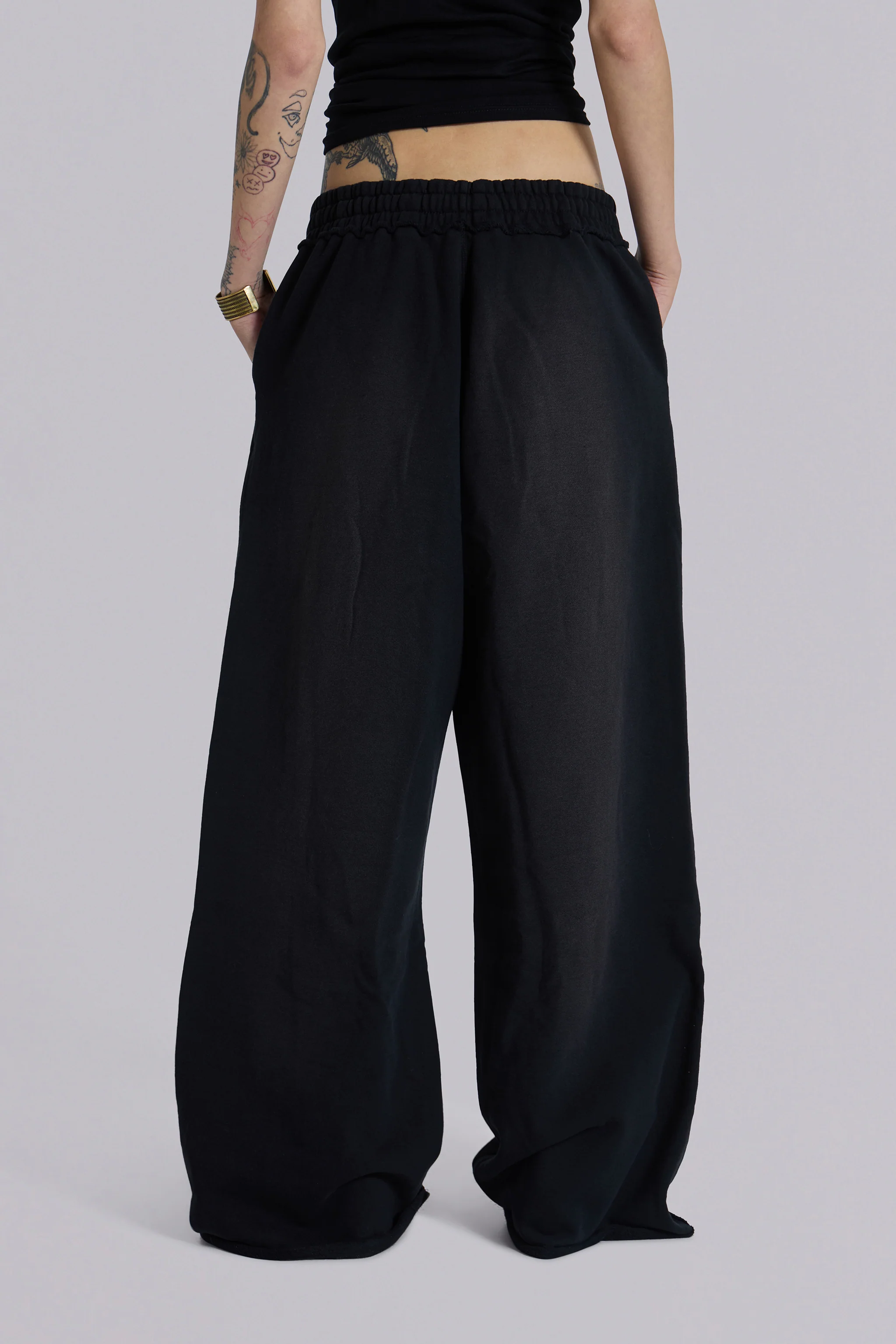Black Baggy Monster Joggers - Image 5
