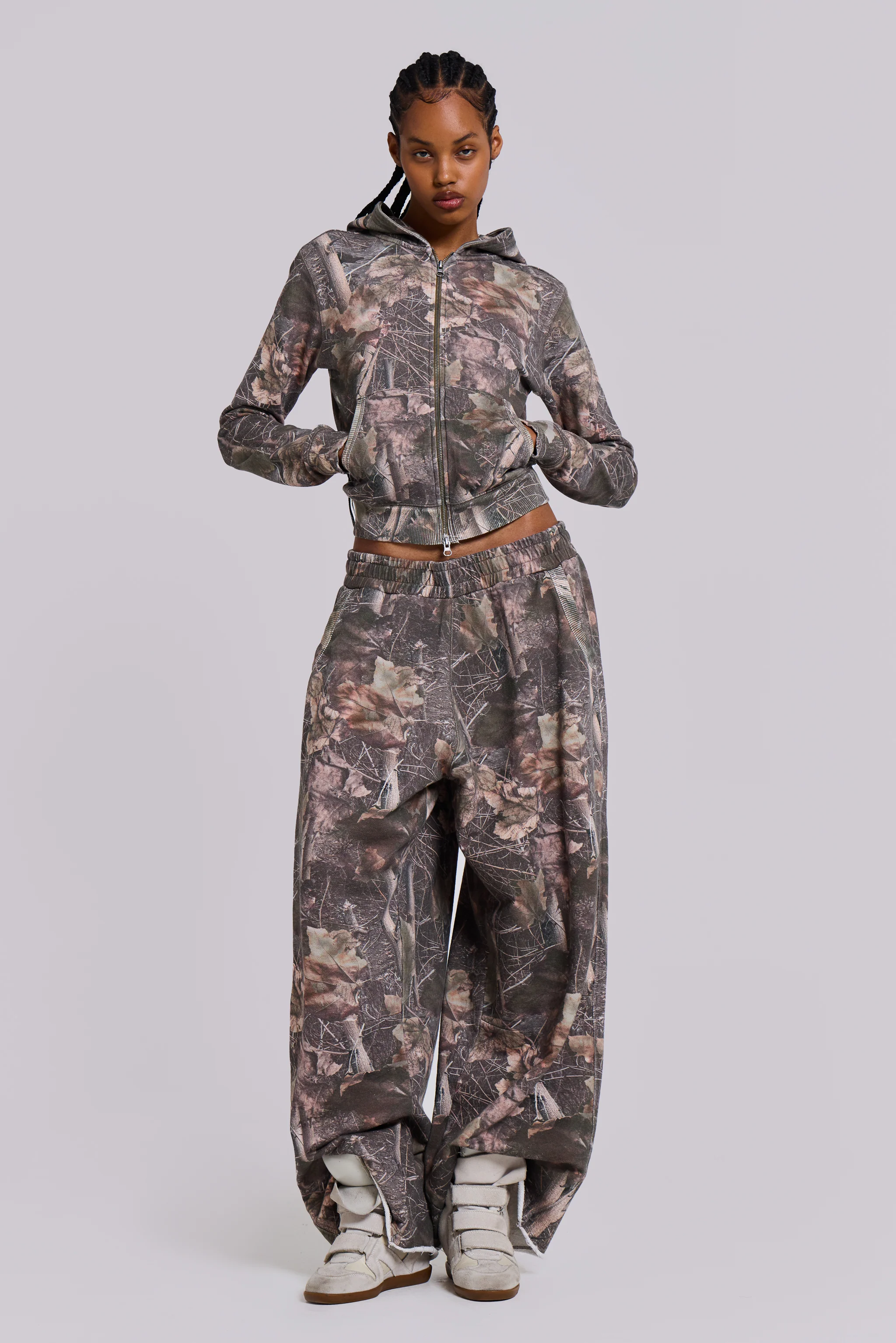 Woodland Camo Baggy Monster Joggers - Image 4