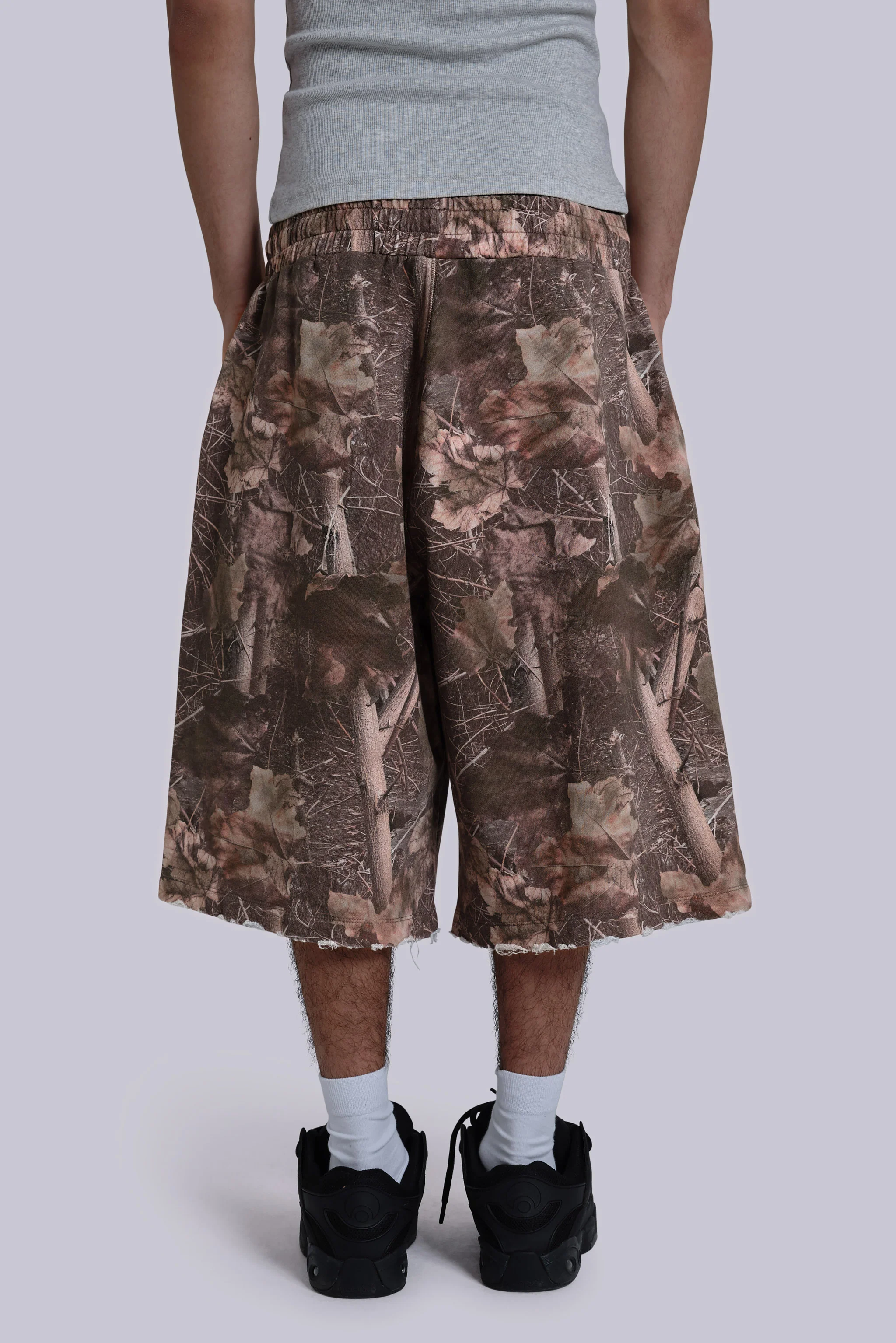 Woodland Camo Monster Jogger Shorts - Image 4