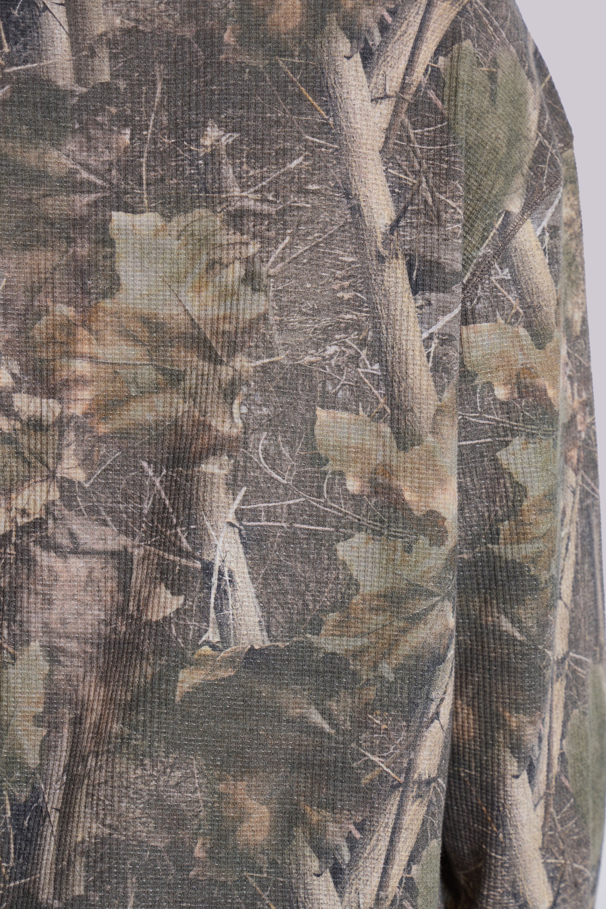 Woodland Camo Waffle Long Sleeve Top - Image 5